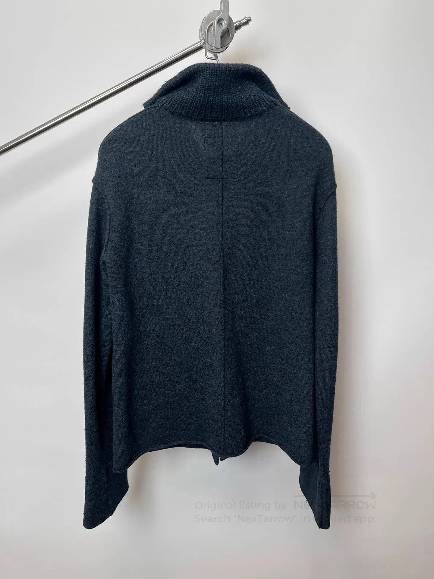 Yohji Yamamoto Multi Color Zip-Front Knit Sweater. Size US L / EU 52-54 / 3 - 5 Thumbnail