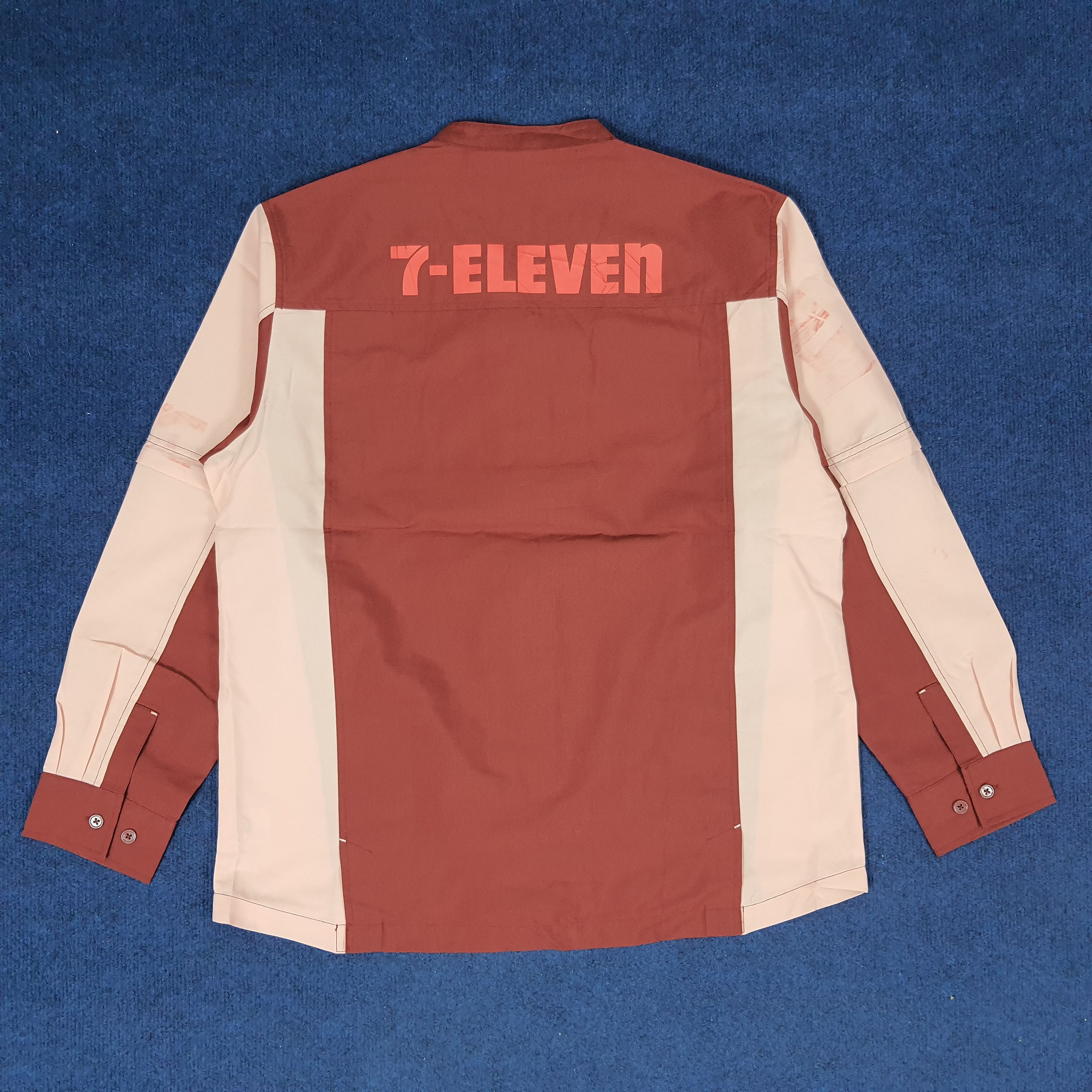 Japanese Brand × Vintage Vintage 7 Eleven Japanese Brand Staff Uniform Jacket Size US L / EU 52-54 / 3 - 3 Thumbnail