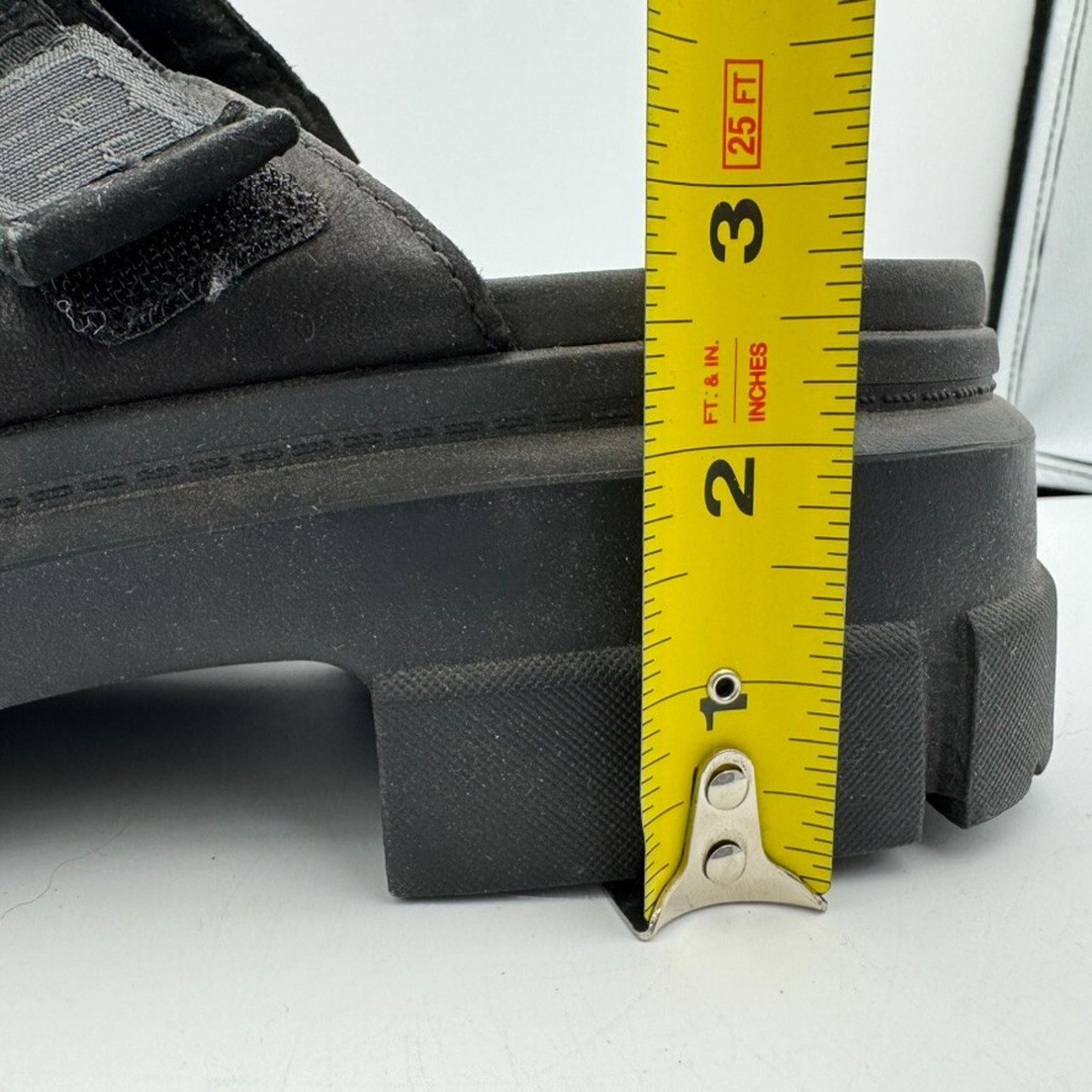 Ugg UGG Ashton Slide Sandals Black Nubuck Leather Platform 10 Size US 10 / IT 40 - 9 Thumbnail