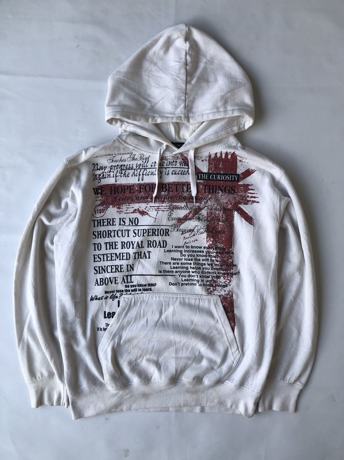 image of Hysteric Glamour x Le Grande Bleu L G B Japan Poem ‘Beaumont Carr’ Hoodie Lgb Style in White (Size 