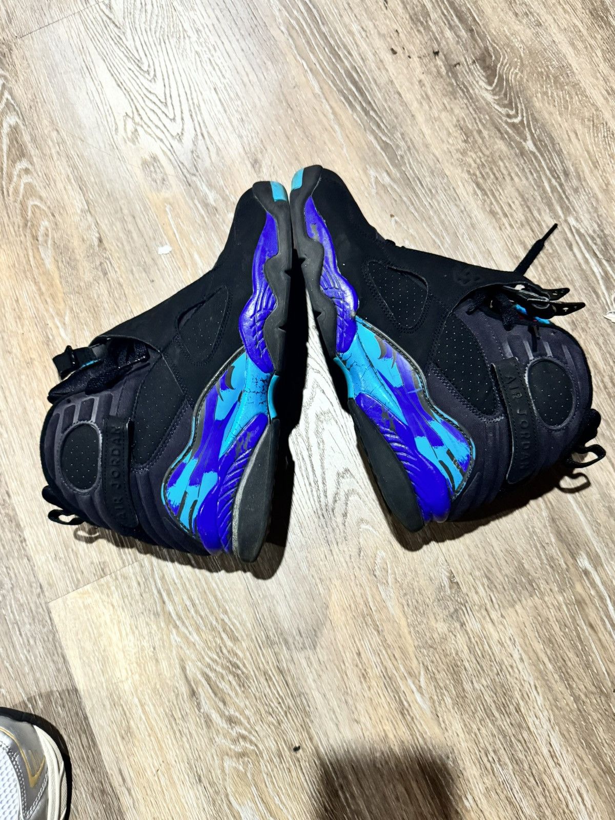 Jordan Brand × Nike Air Jordan Retro 8 “Aqua” ‘07 Sz 10 Size US 10 / EU 43 - 4 Thumbnail