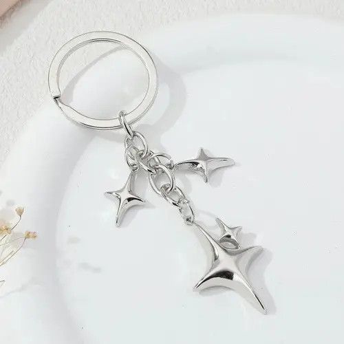 VIBE 4 Point Star Keychain Size ONE SIZE - 2 Thumbnail