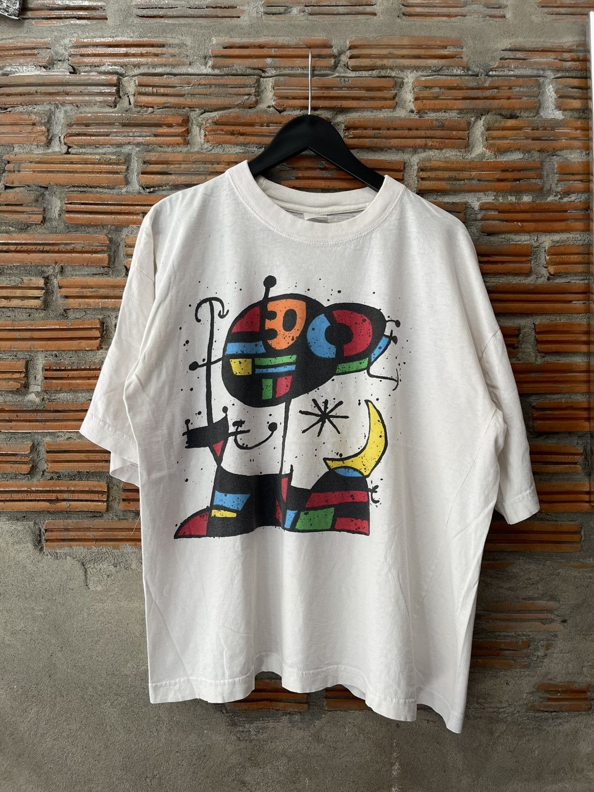 Arts & Science Vtg Joan Miró 90s Art Exhibition T-Shirt / Abstract Graphic Size US L / EU 52-54 / 3 - 7 Thumbnail