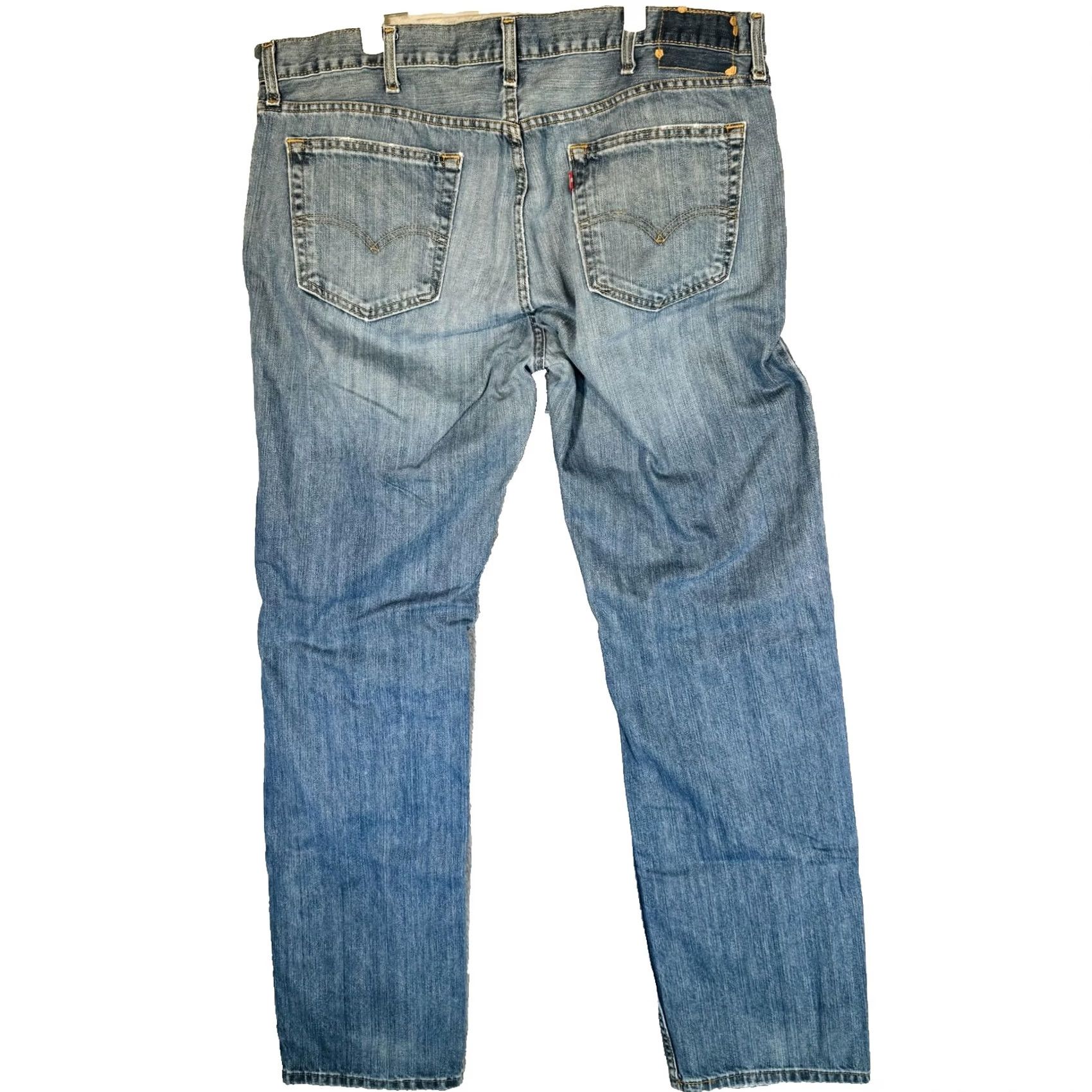 Levi's Levi's 501 Jeans Mens Regular Straight Blue Light Wash Button Fly 40x36 Denim Cotton 5-Pocket USA Vintage No Size US 40 / EU 56 - 6 Thumbnail