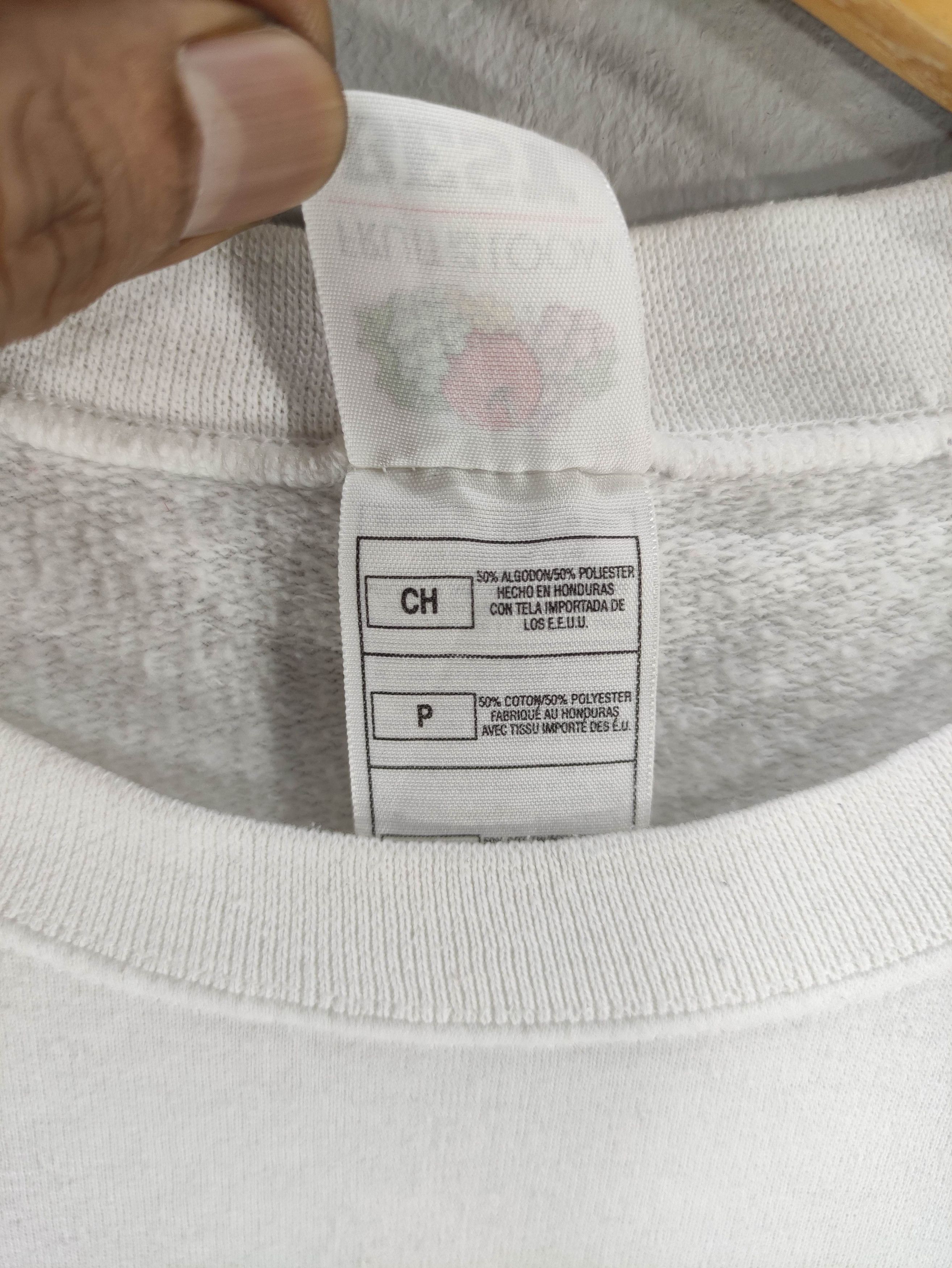 Fruit Of The Loom Vintage Outer Banks Sweatshirt Jumper Big Logo Size US S / EU 44-46 / 1 - 5 Thumbnail