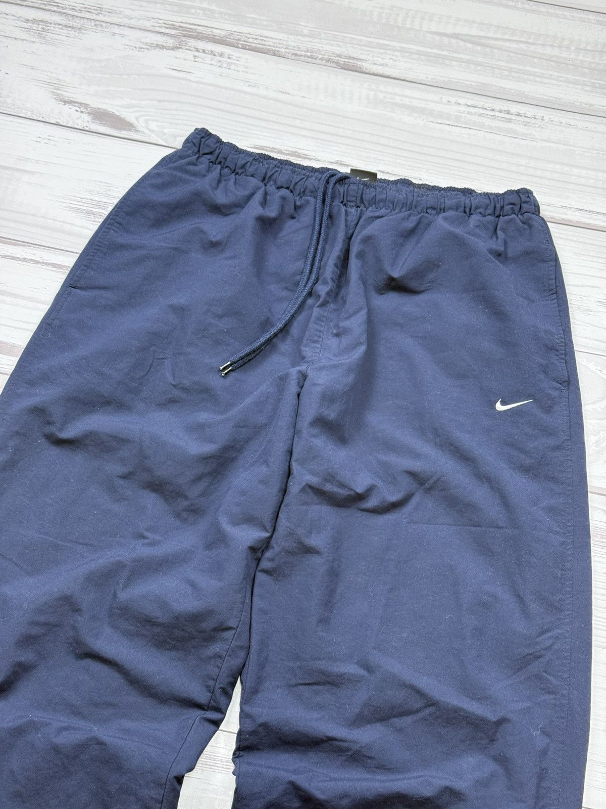 Nike Nike Nylon Vintage Baggy Track Pants Swoosh Drill Y2K Size US 38 / EU 54 - 2 Thumbnail