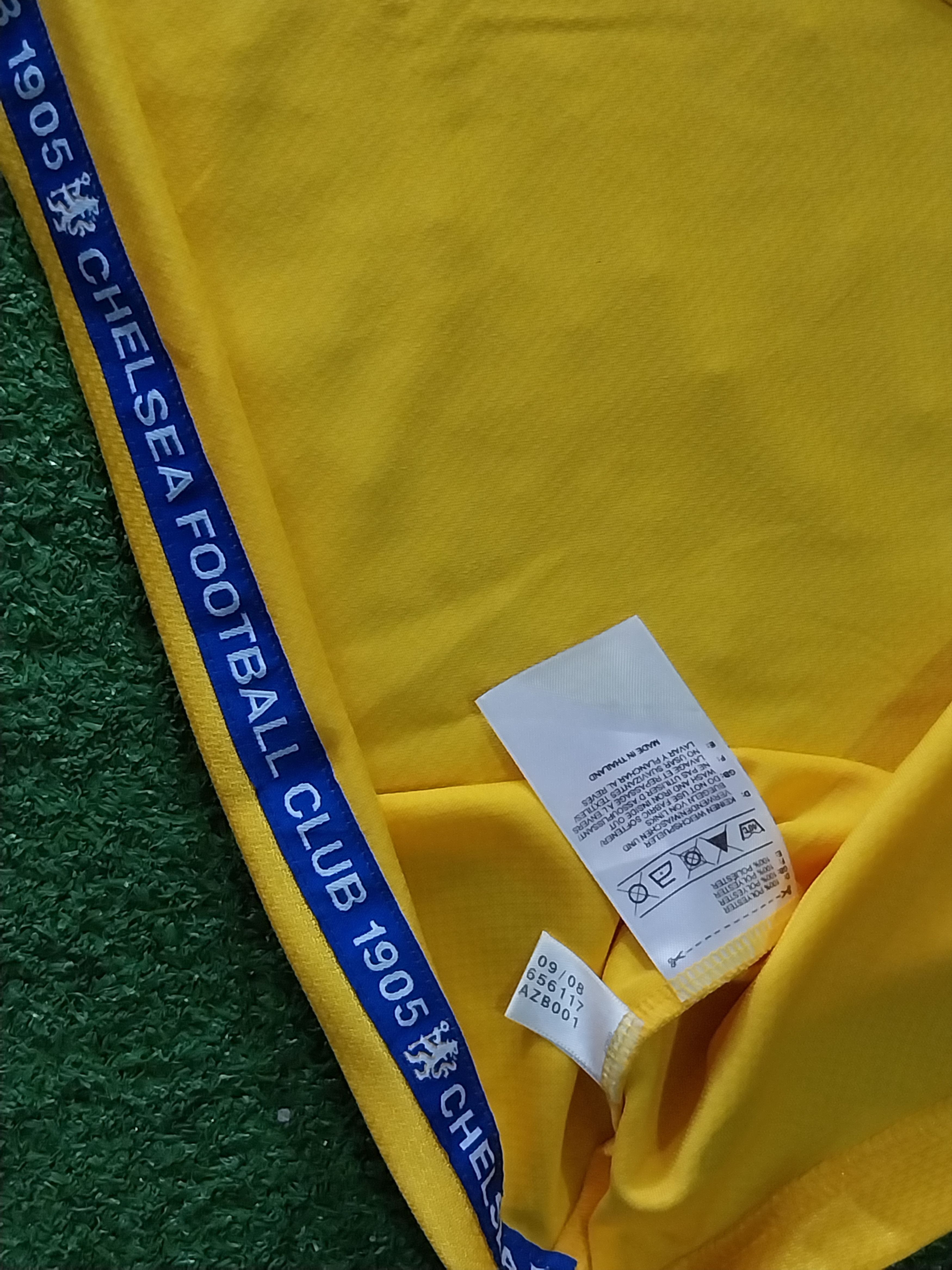 Adidas Chelsea away 2008/2009 ballack long sleeve jersey football Size US L / EU 52-54 / 3 - 9 Thumbnail