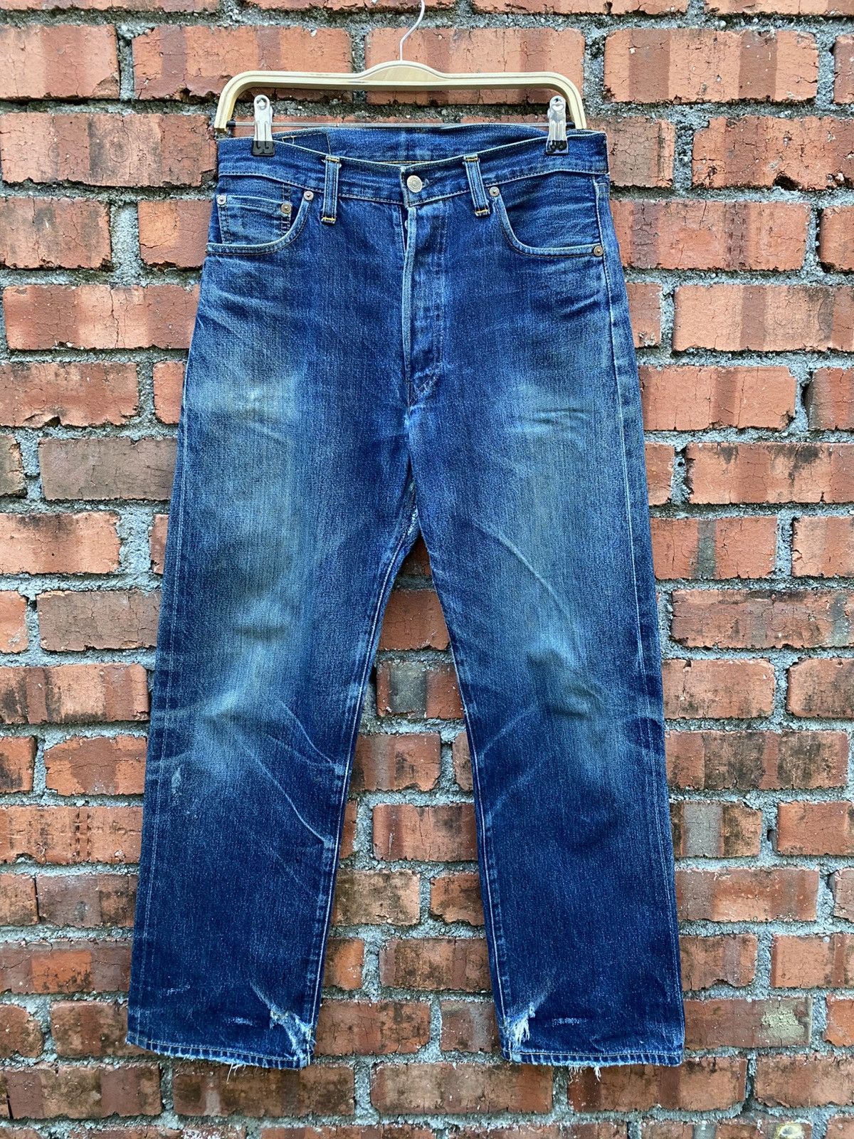 Levi's Vintage Clothing W31x29.5 Vintage levi's 501xx redline distressed repaired Size US 31 - 1 Thumbnail