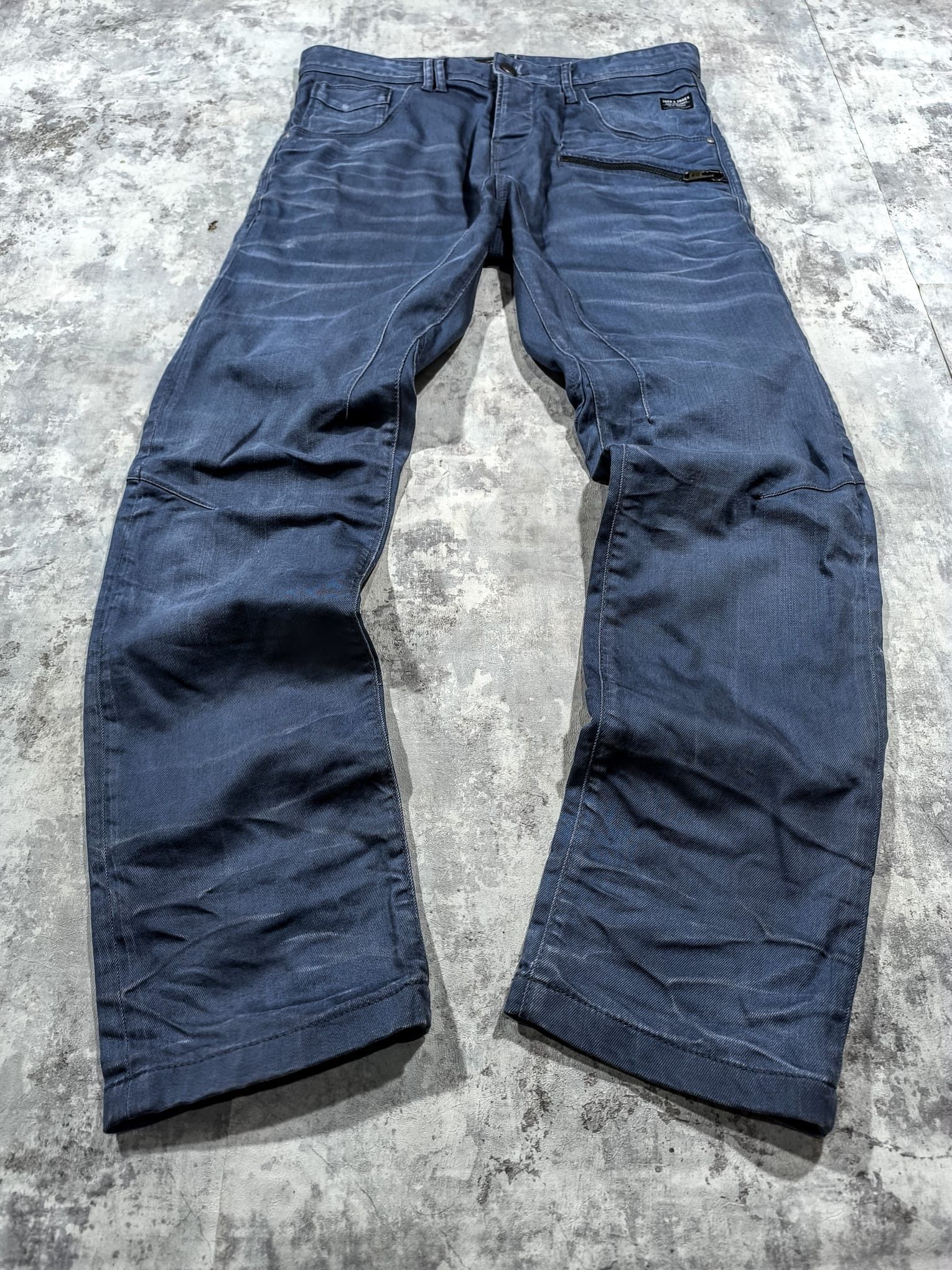 Other slimfit hedi slimane indie sleaze rockstar waxed jeans Size US 34 / EU 50 - 1 Thumbnail