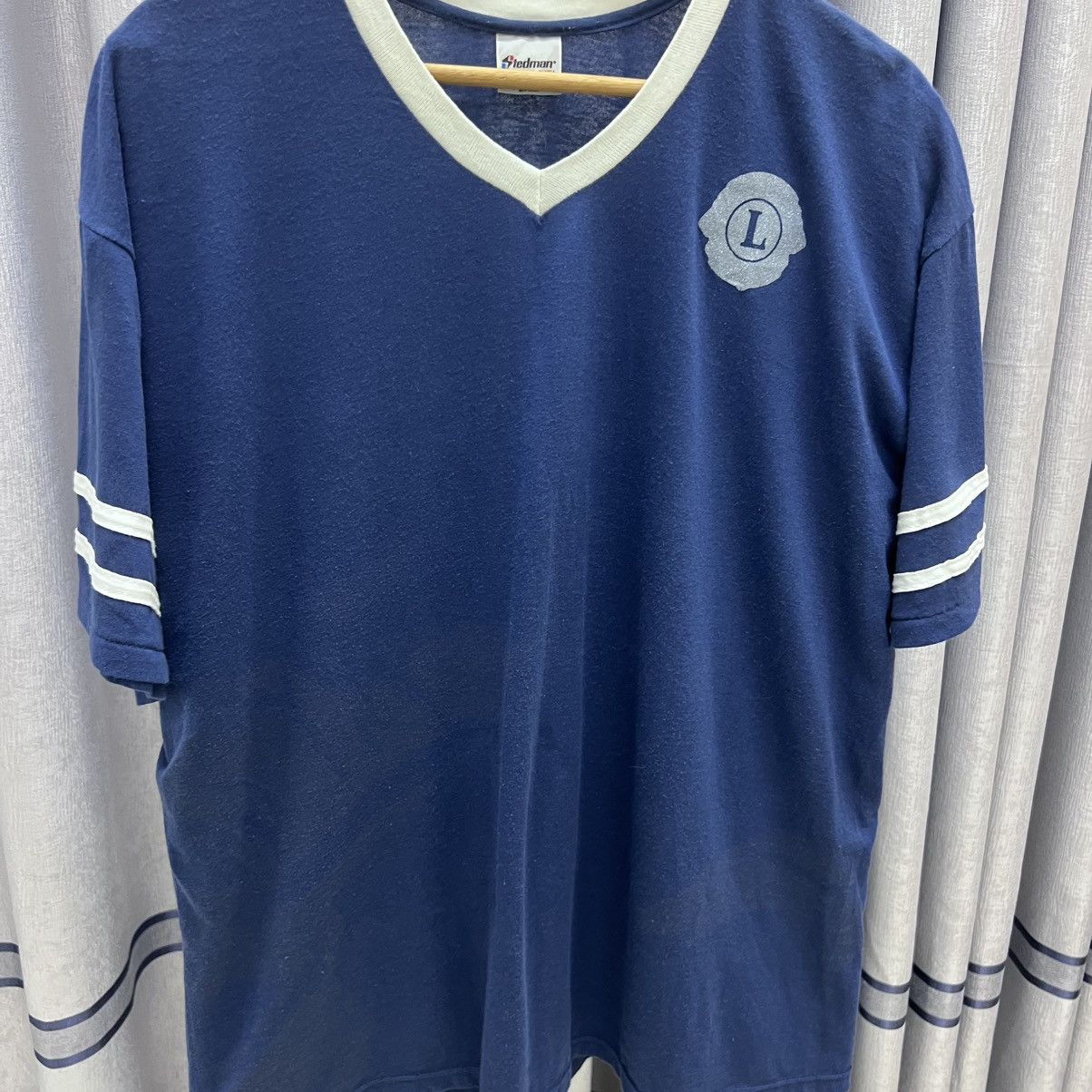 Vintage Vintage 80s Stedman Made In USA iron On Single Stich Tee Size US XL / EU 56 / 4 - 2 Thumbnail