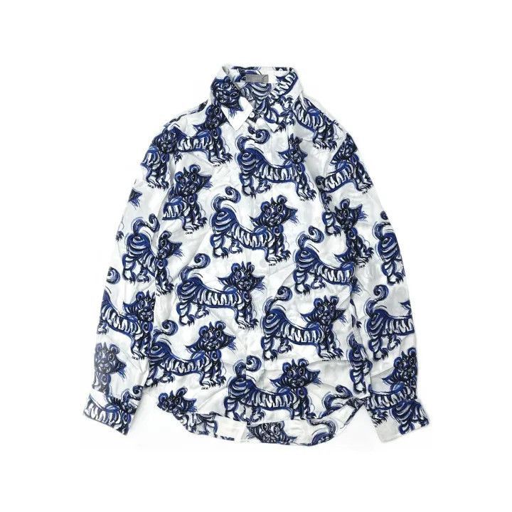 Dior Dior Dior x Kenny Scharf Tiger Print Shirt 0079-2507 Size US M / EU 48-50 / 2 - 2 Thumbnail