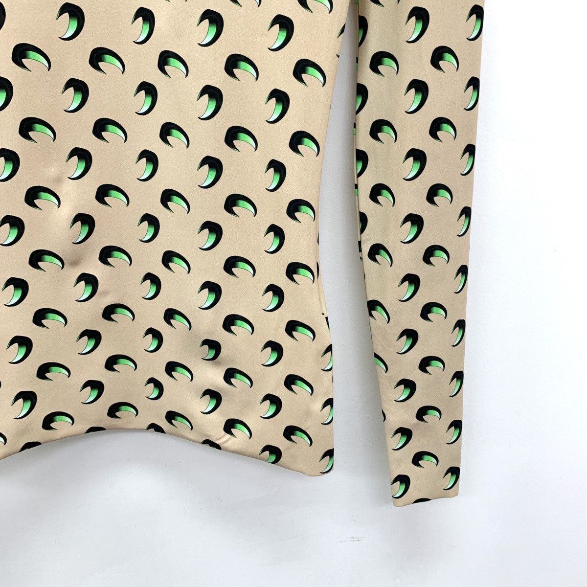 Marine Serre Marine Serre All-Over Moon Print Long Sleeve T-Shirt K26WX Size S / US 4 / IT 40 - 4 Thumbnail