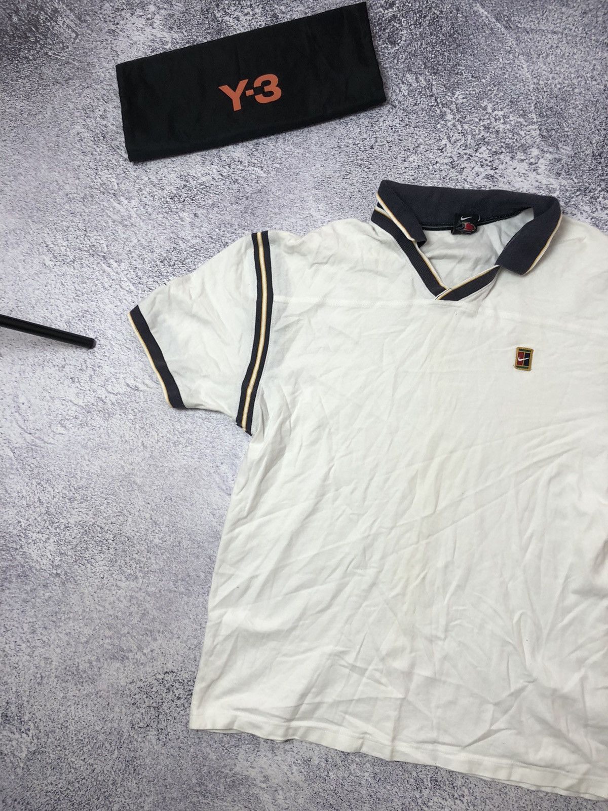 Nike Polo men’s Nike vintage y2k drill size Xl dri-fit usa Size US XL / EU 56 / 4 - 2 Thumbnail