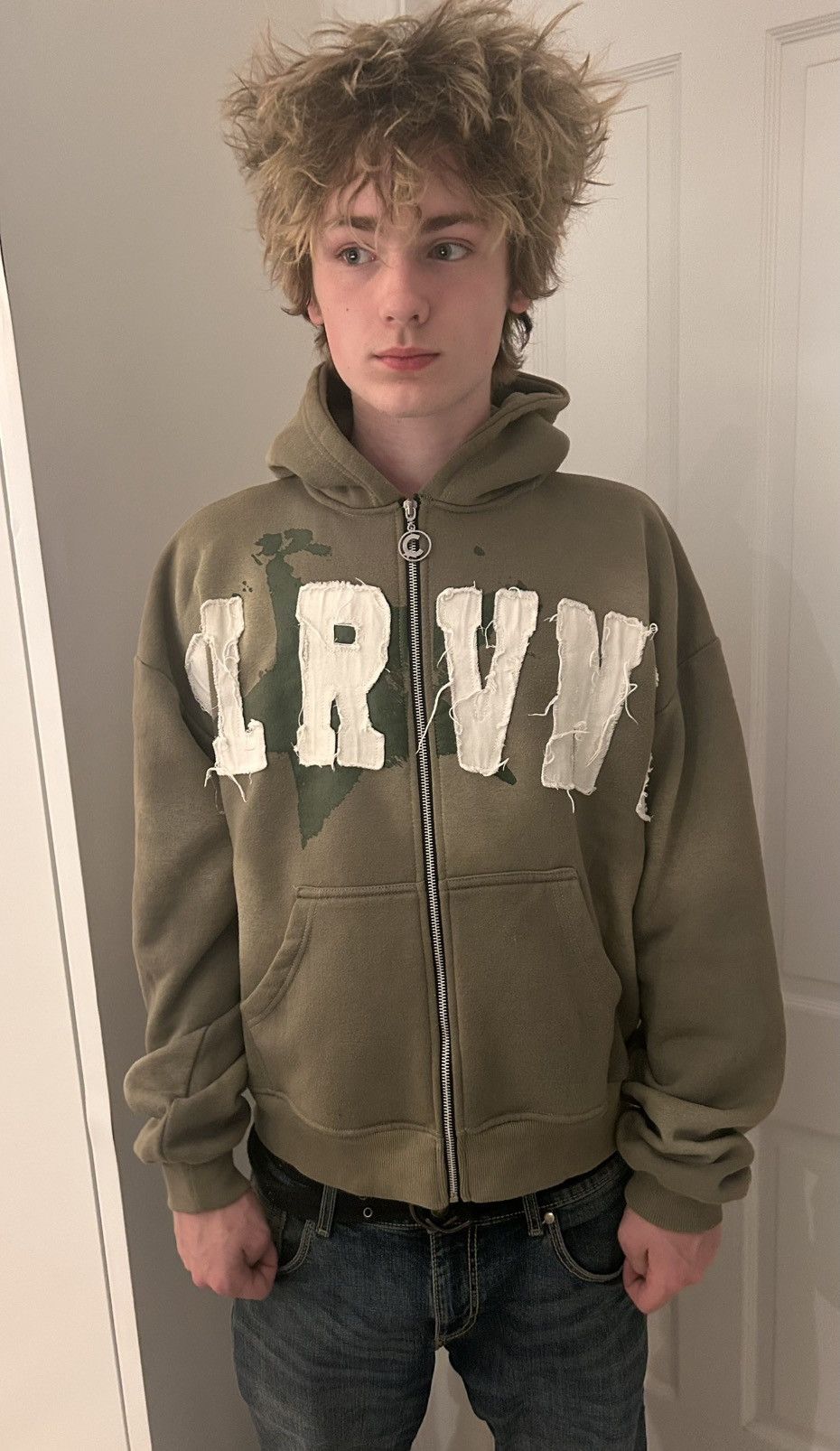 Other Clairvoyant Brand Green Hoodie, medium, white logo Size US M / EU 48-50 / 2 - 1 Thumbnail