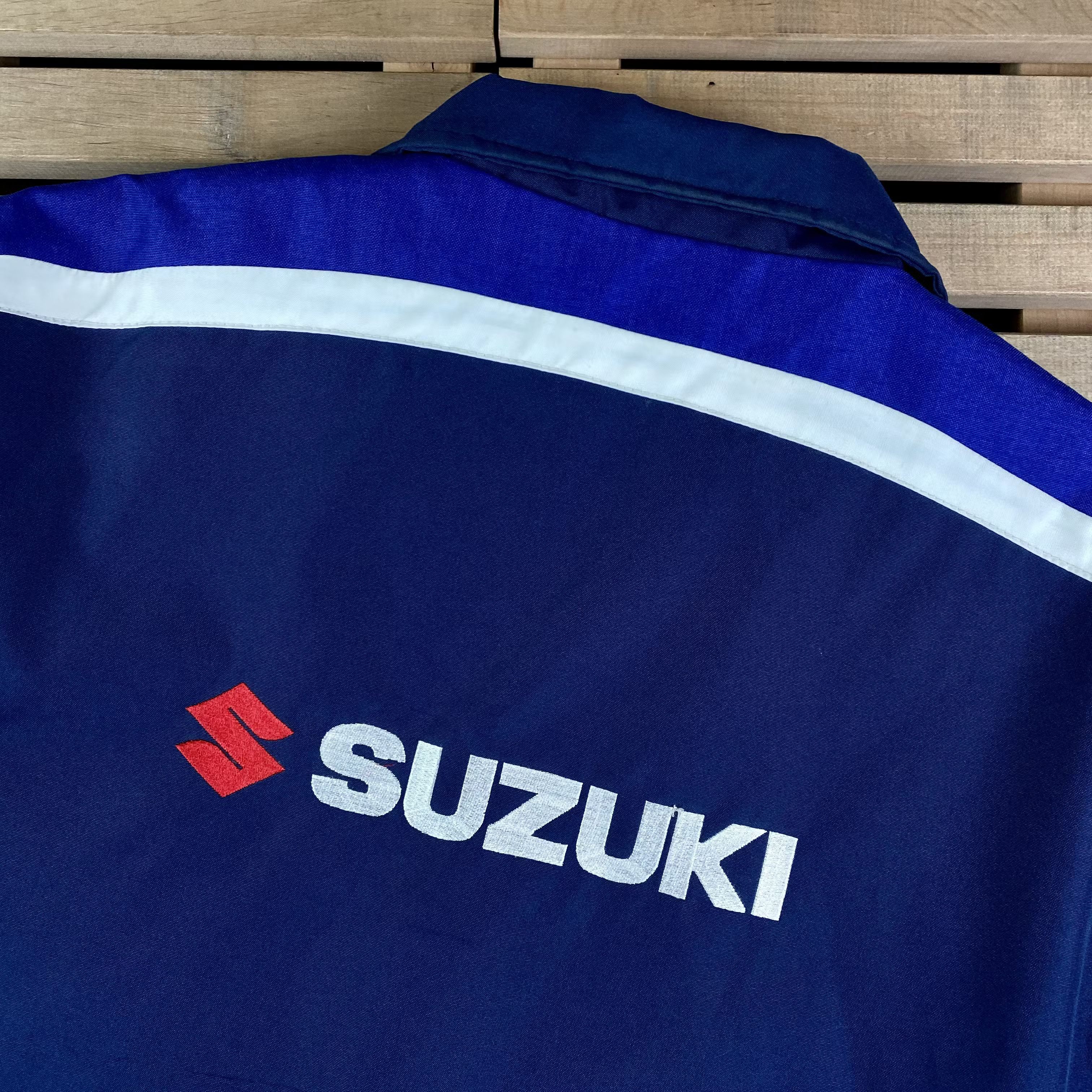 Japanese Brand Mens Bomber Jacket Suzuki Racing Size L Size US L / EU 52-54 / 3 - 16 Thumbnail