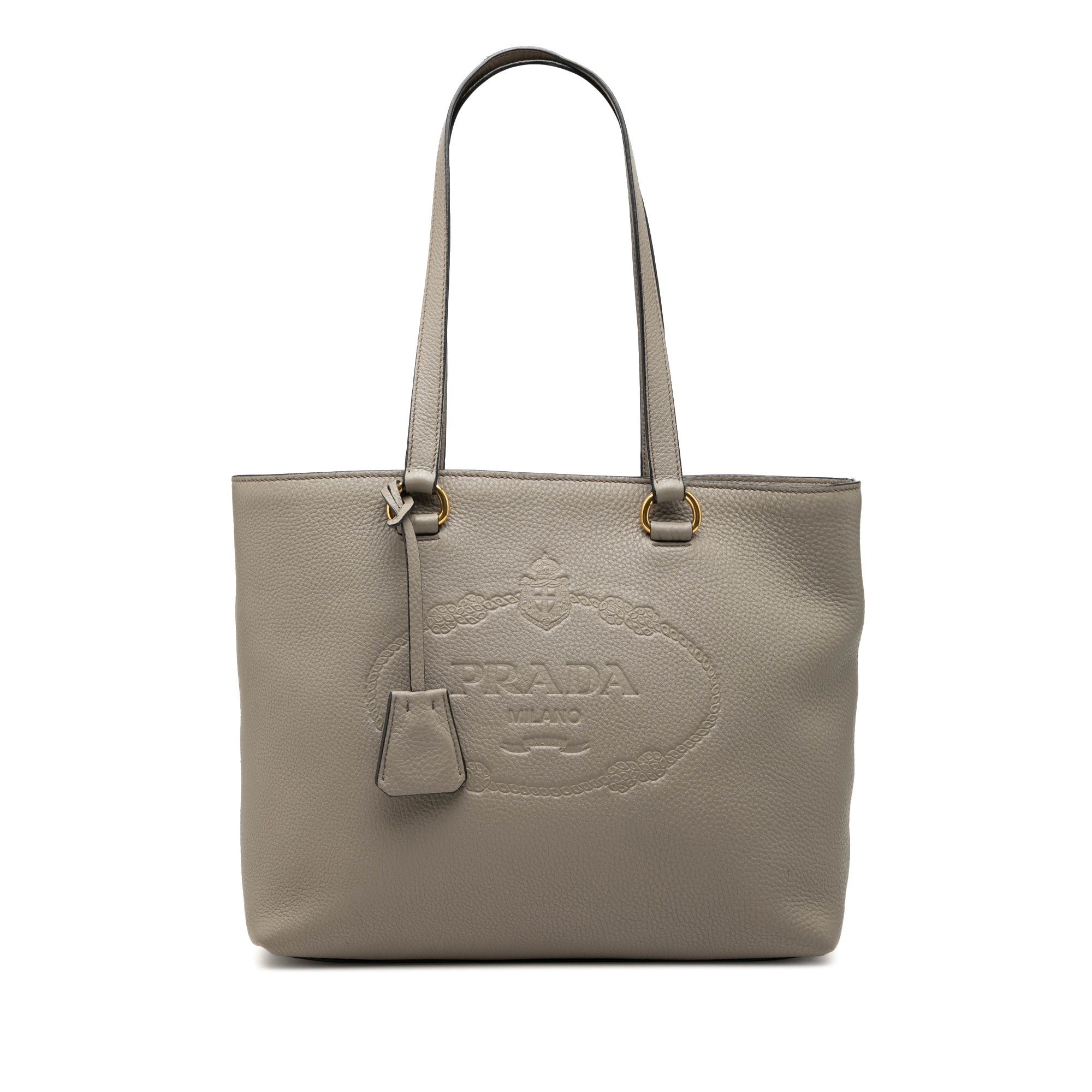 Prada Vitello Daino Canapa Logo Tote Size ONE SIZE - 1 Thumbnail
