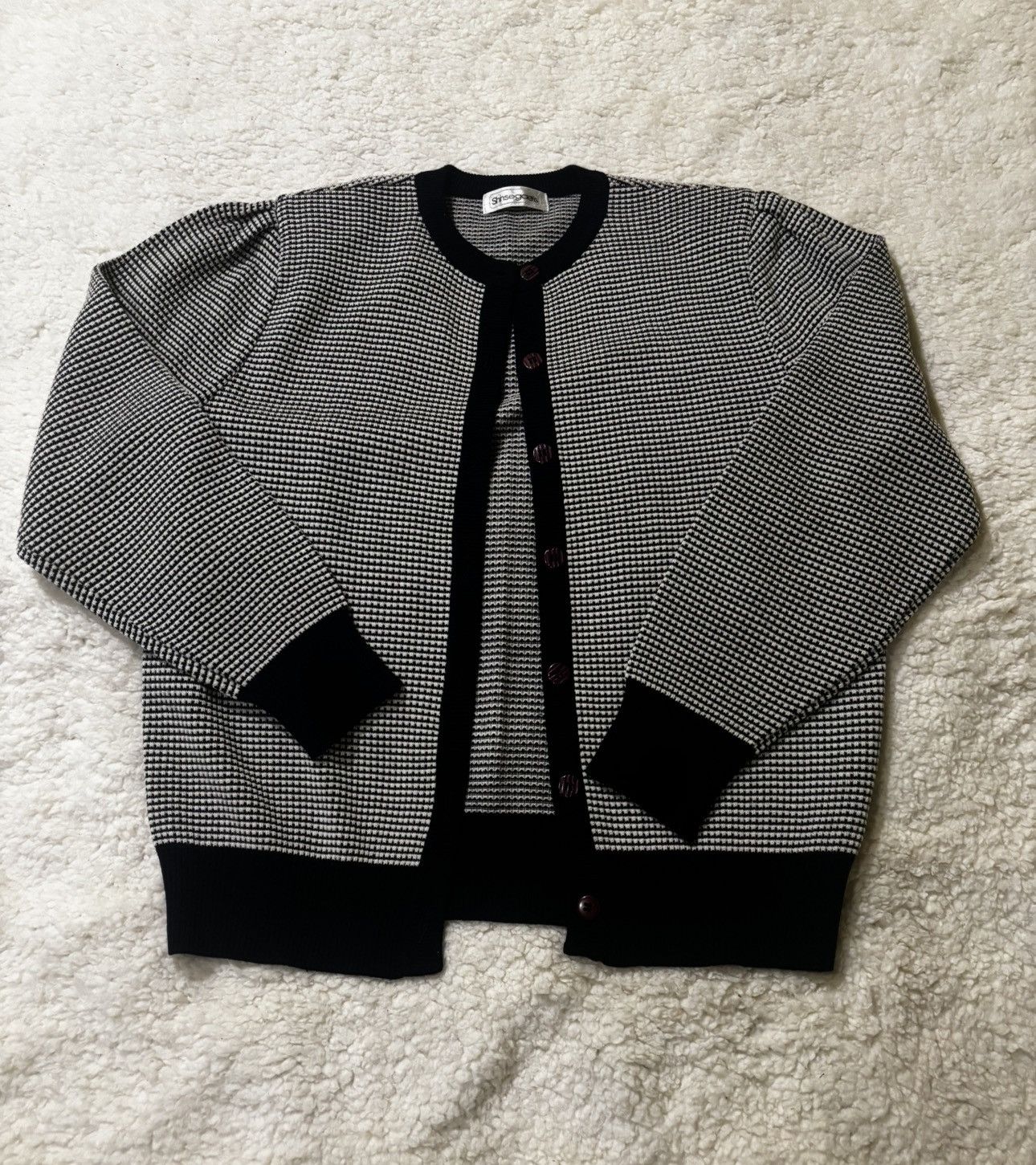 Other Women’s black & white Cardigan0550 Size M / US 6-8 / IT 42-44 - 1 Thumbnail