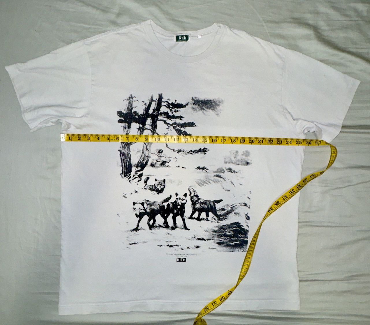 Kith Kith AMNH Wolves vintage tee Size US XXL / EU 58 / 5 - 8 Thumbnail