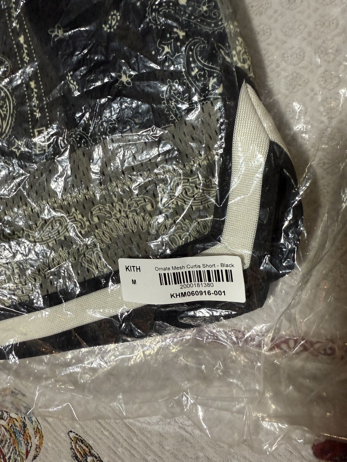 Kith Kith Ornate Printed Mesh Curtis Short in Black Size medium Size US 32 / EU 48 - 10 Thumbnail