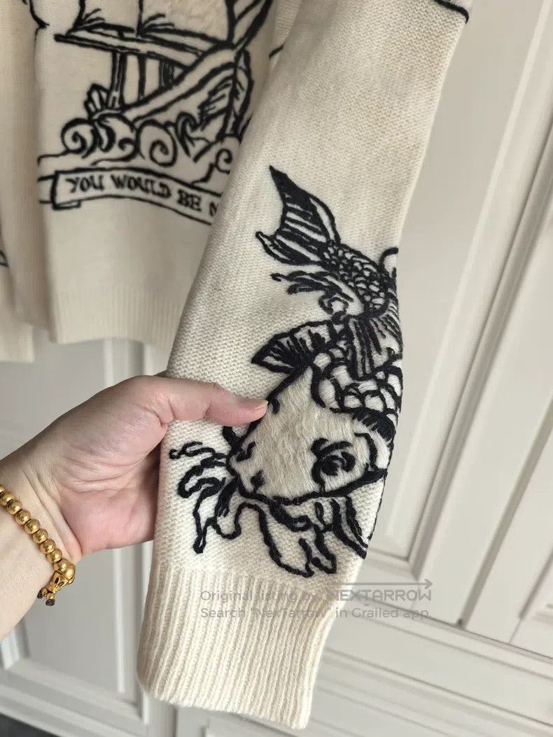 Valentino Valentino Sailboat rose sweater Size S / US 4 / IT 40 - 6 Thumbnail