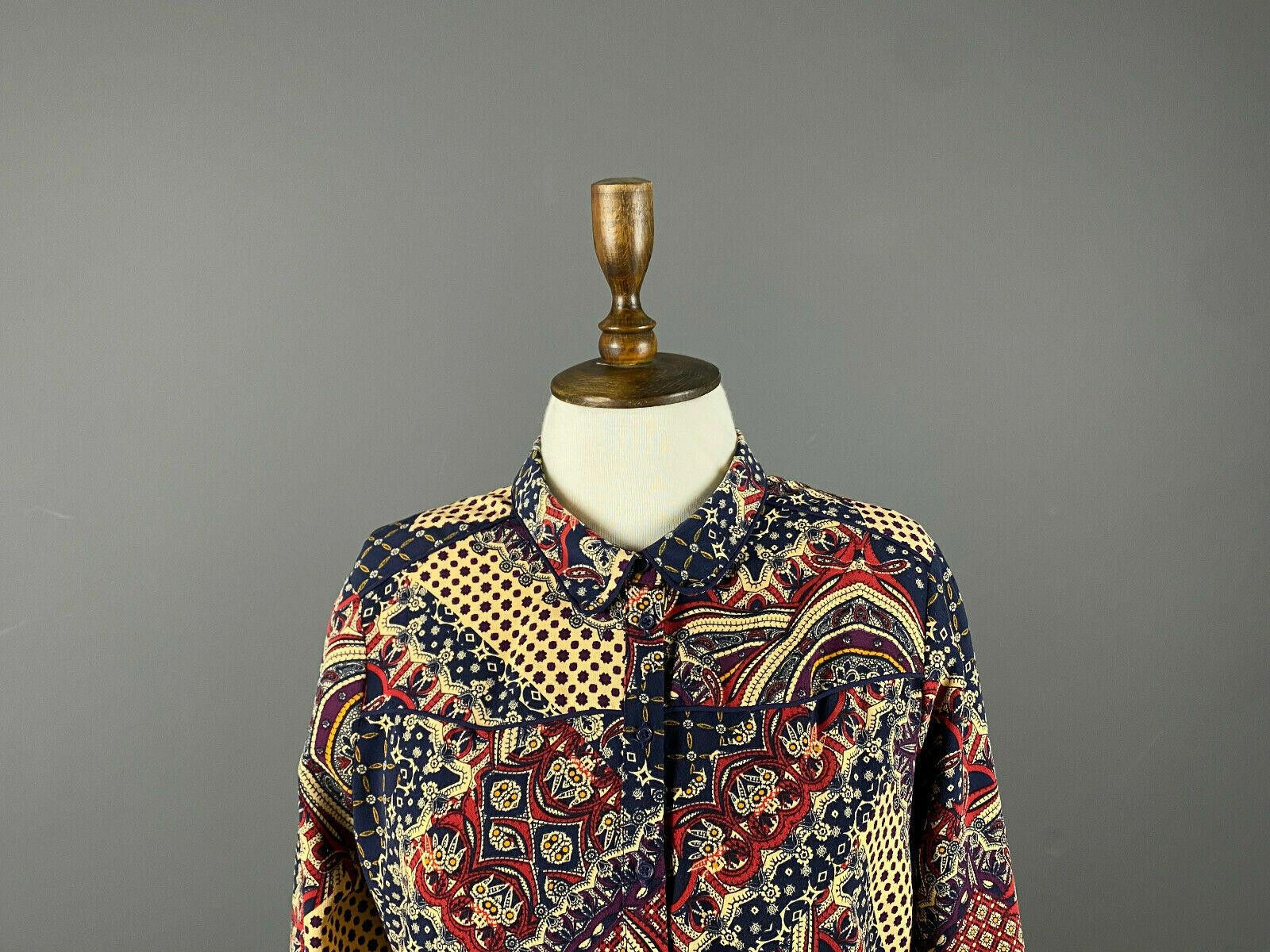 Kokaine Kookai Multicoloured Geometric Polyester Shirt Size 40 Size M / US 6-8 / IT 42-44 - 2 Thumbnail