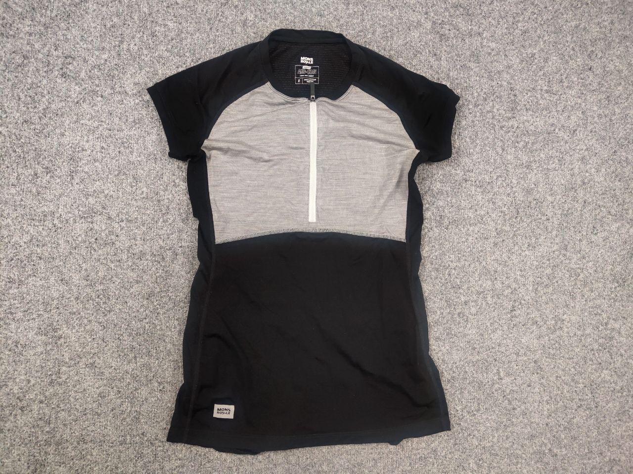 Icebreaker Mons Royale merino Wool air con thermal T-shirt short zip Size US S / EU 44-46 / 1 - 6 Thumbnail