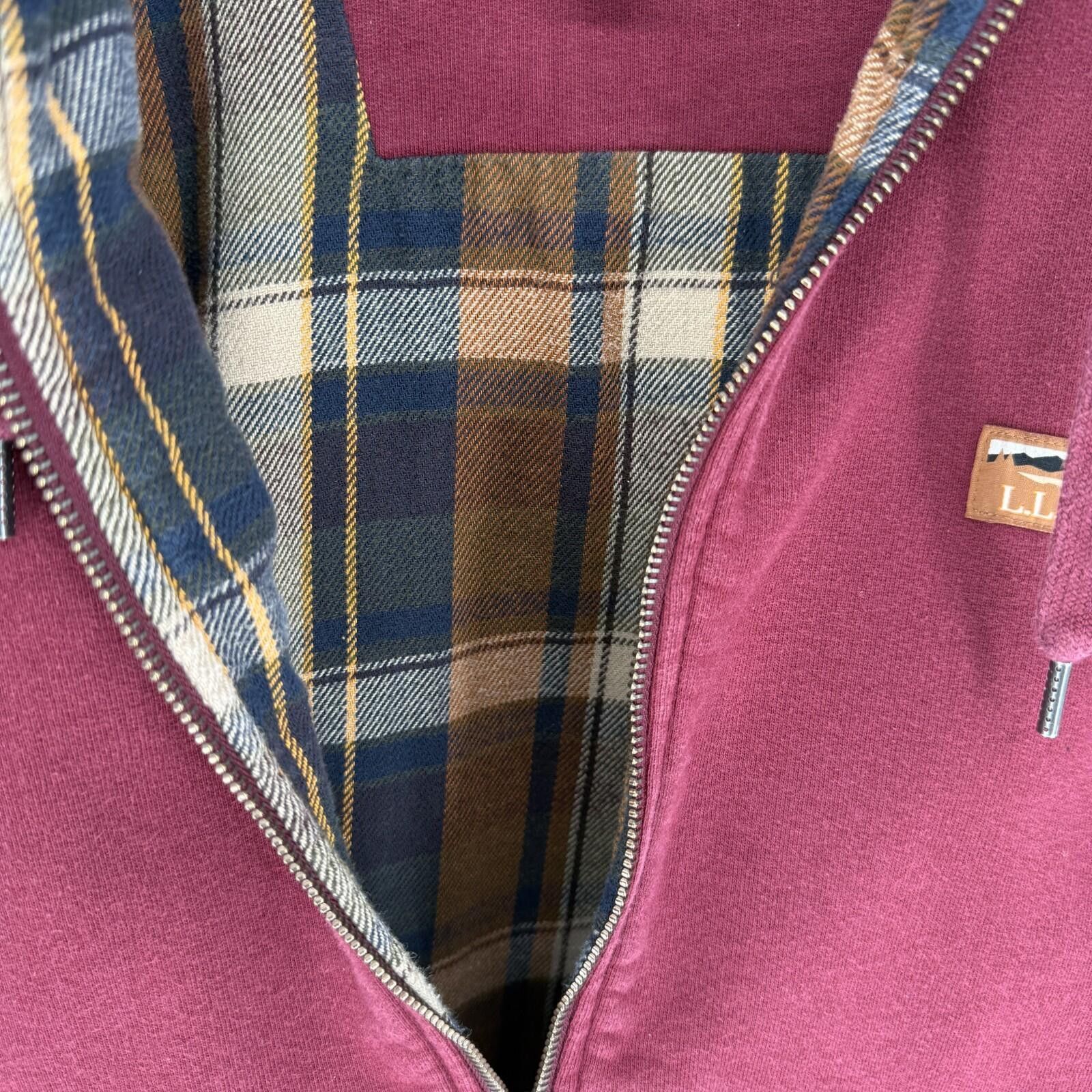 L.L. Bean L.L.Bean Katahdin Iron Works Hoodie Workwear Flannel Mens M Size US M / EU 48-50 / 2 - 4 Thumbnail
