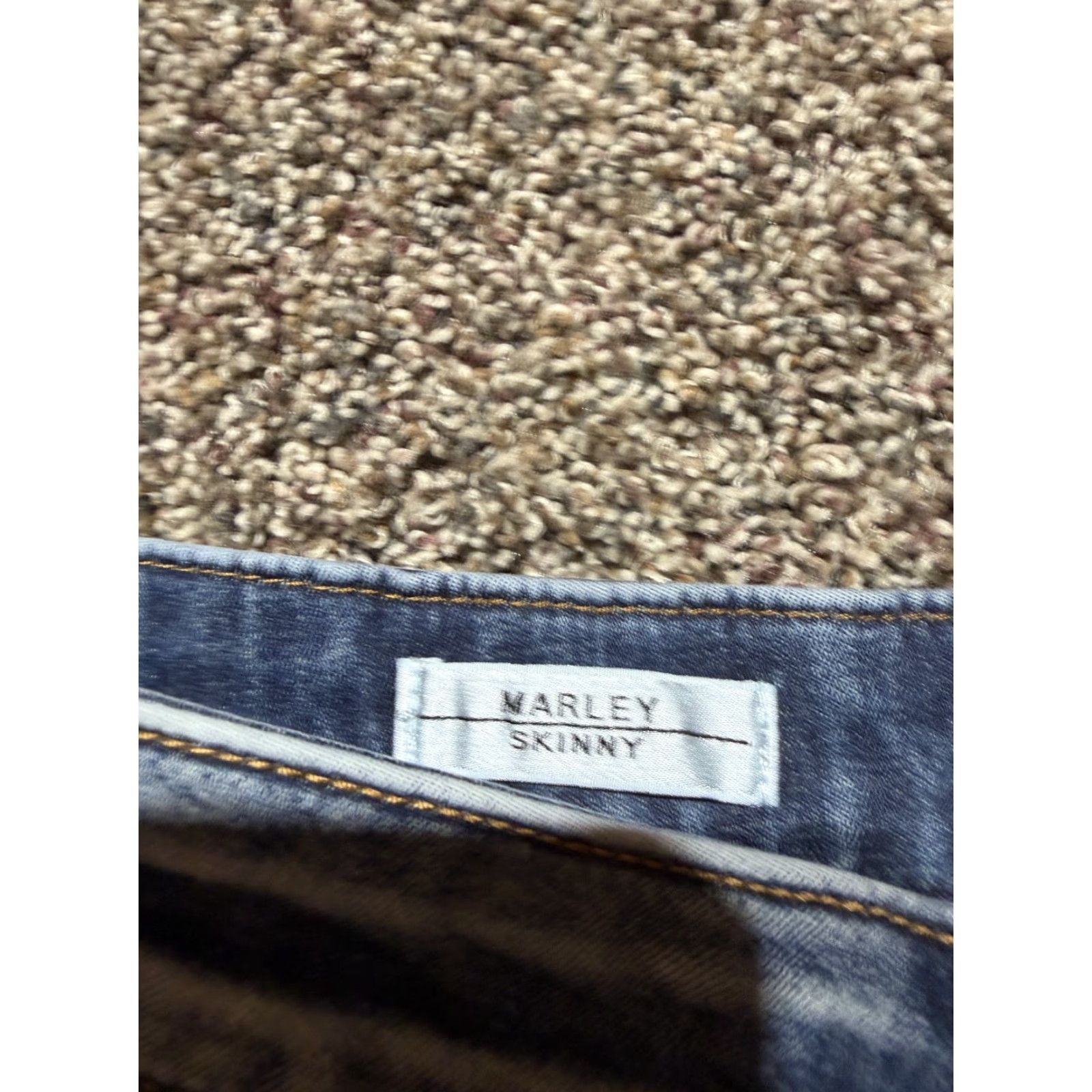 Vintage VIGOSS Marley Skinny Ankle Jeans Size 31 Blue Denim Stretch 28" Women's 5-Pocket Design Size 24" / US 00 / IT 34 - 3 Thumbnail