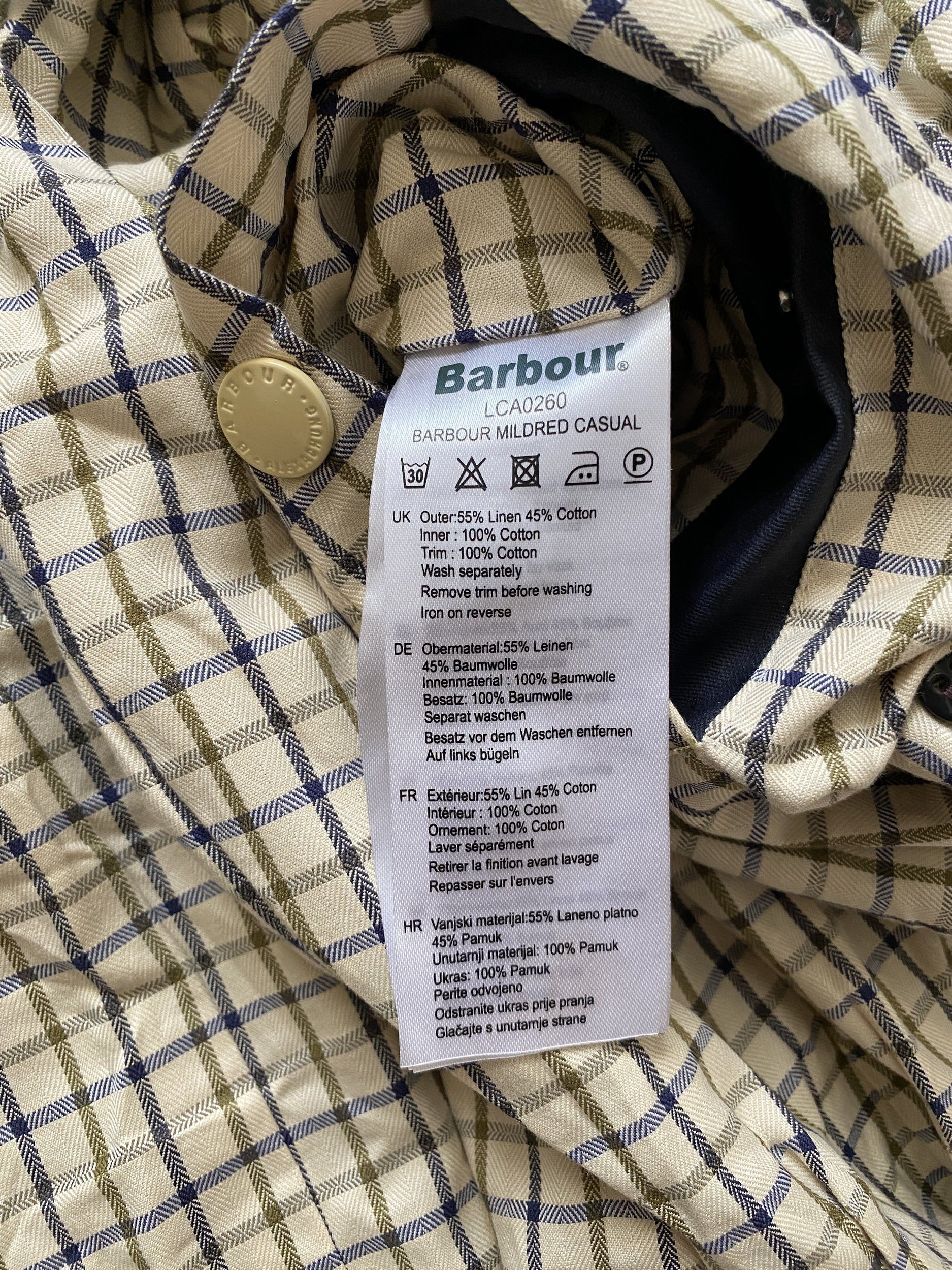 Barbour Barbour x ALEXACHUNG Mildred Casual Waxed Coat Size S / US 4 / IT 40 - 7 Thumbnail