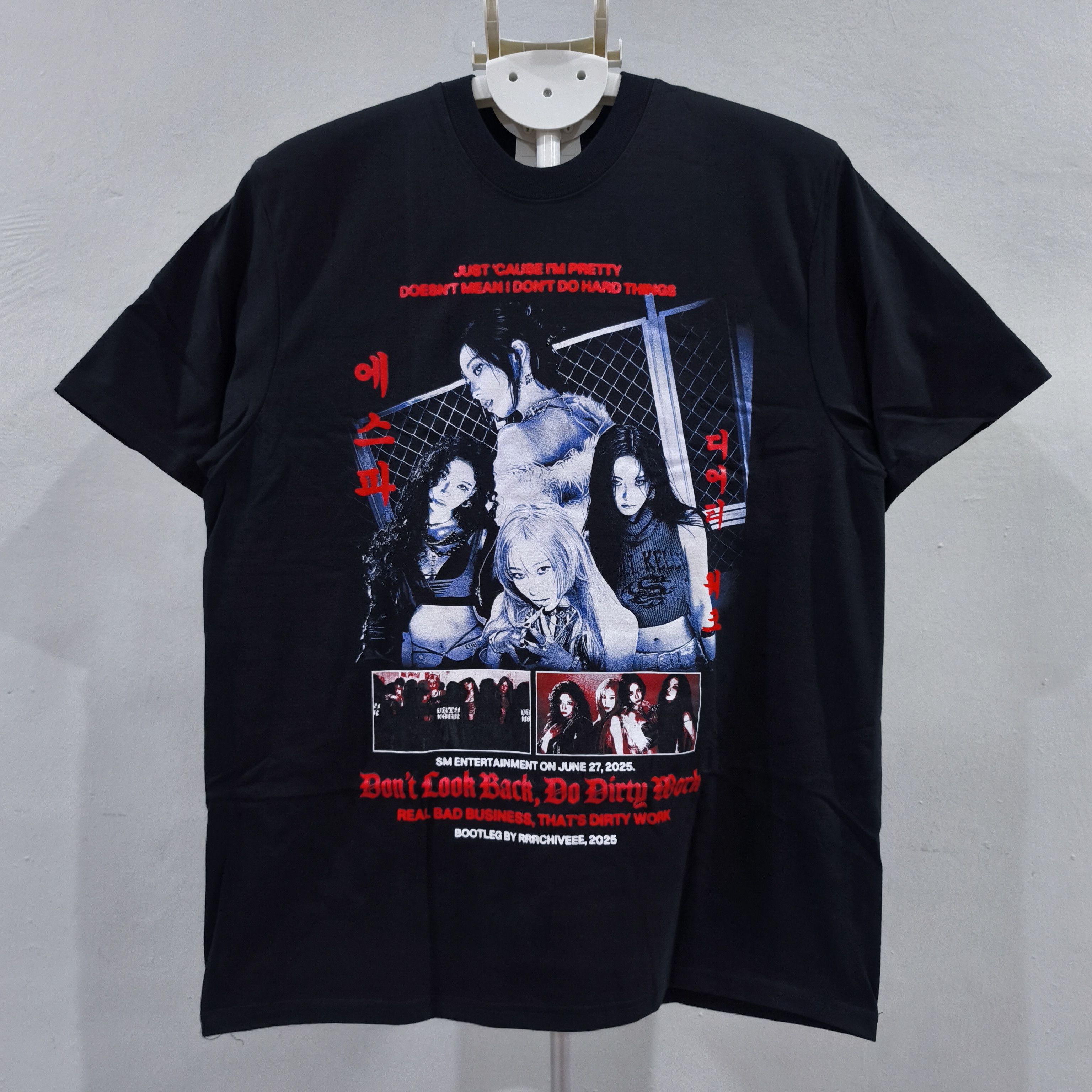Rap Tees Aespa Do Dirty Work T-shirt Size US XL / EU 56 / 4 - 1 Thumbnail