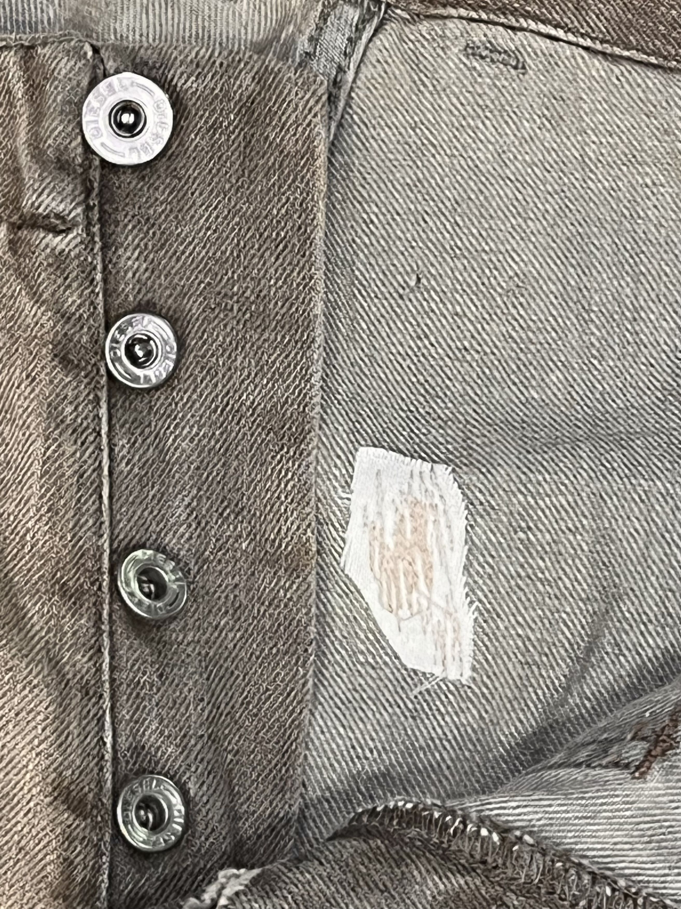 Diesel 🔥Vintage DIESEL BUSH PANTS Distressed FLARE Denim ITALY Size US 31 - 6 Thumbnail