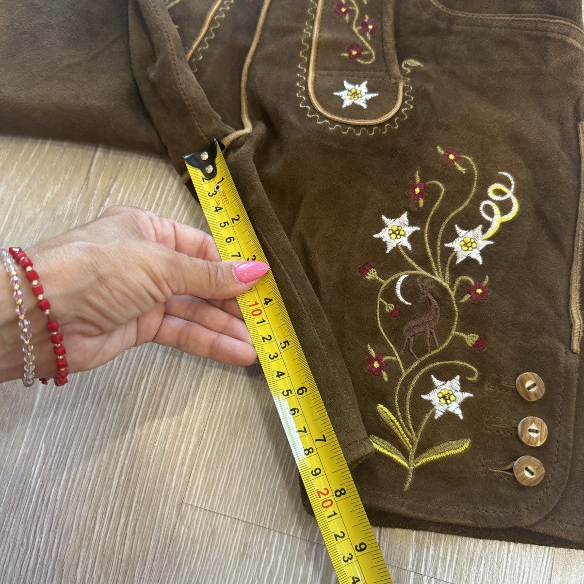 Other Stockerpoint Vintage Leather Shorts Octoberfest Bavarian Size 26" / US 2 / IT 38 - 6 Thumbnail