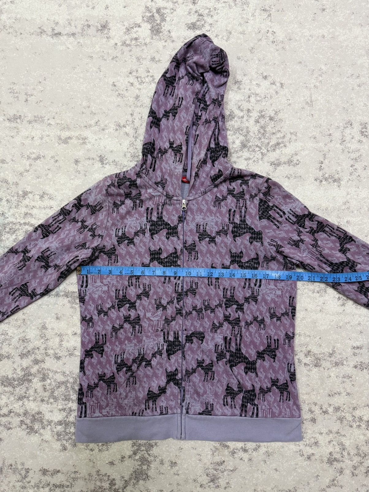 Uniqlo Ivanahelsinki Uniqlo Black Cat Patern Zipper Sweater Hoodie Size US S / EU 44-46 / 1 - 10 Thumbnail