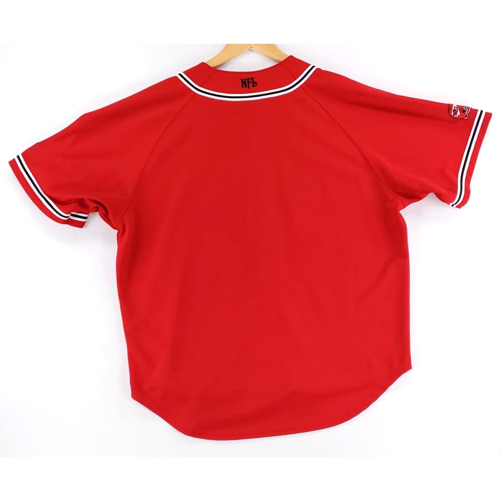 NFL VINTAGE Kansas City Chiefs NFL Button Up Shirt Jersey Spellout Mens XXXL Red Size US XXL / EU 58 / 5 - 7 Thumbnail