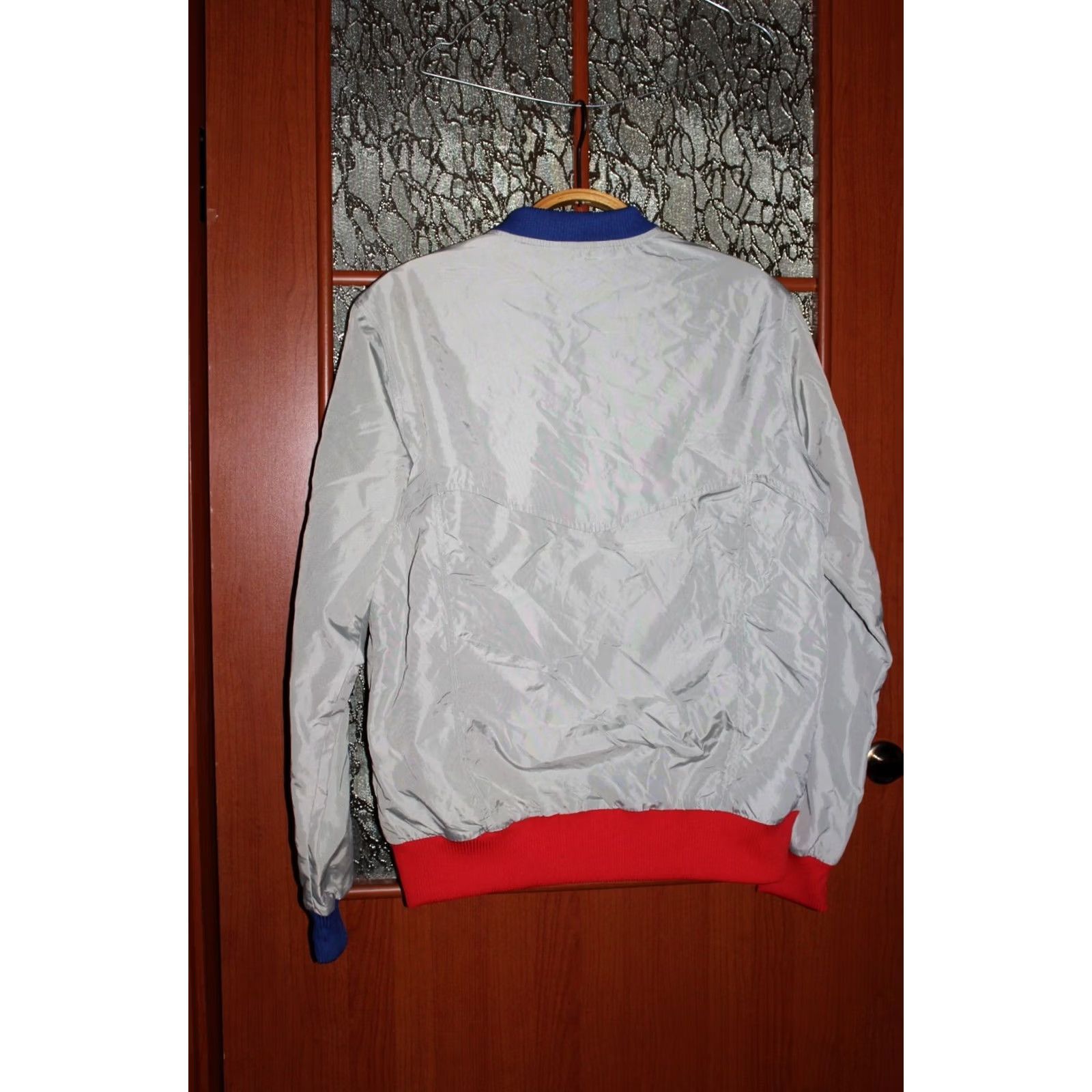 Adidas VINTAGE Adidas Originals Neo Track jacket Mens Adults M Grey/Blue/Red Colourway Size US M / EU 48-50 / 2 - 6 Thumbnail