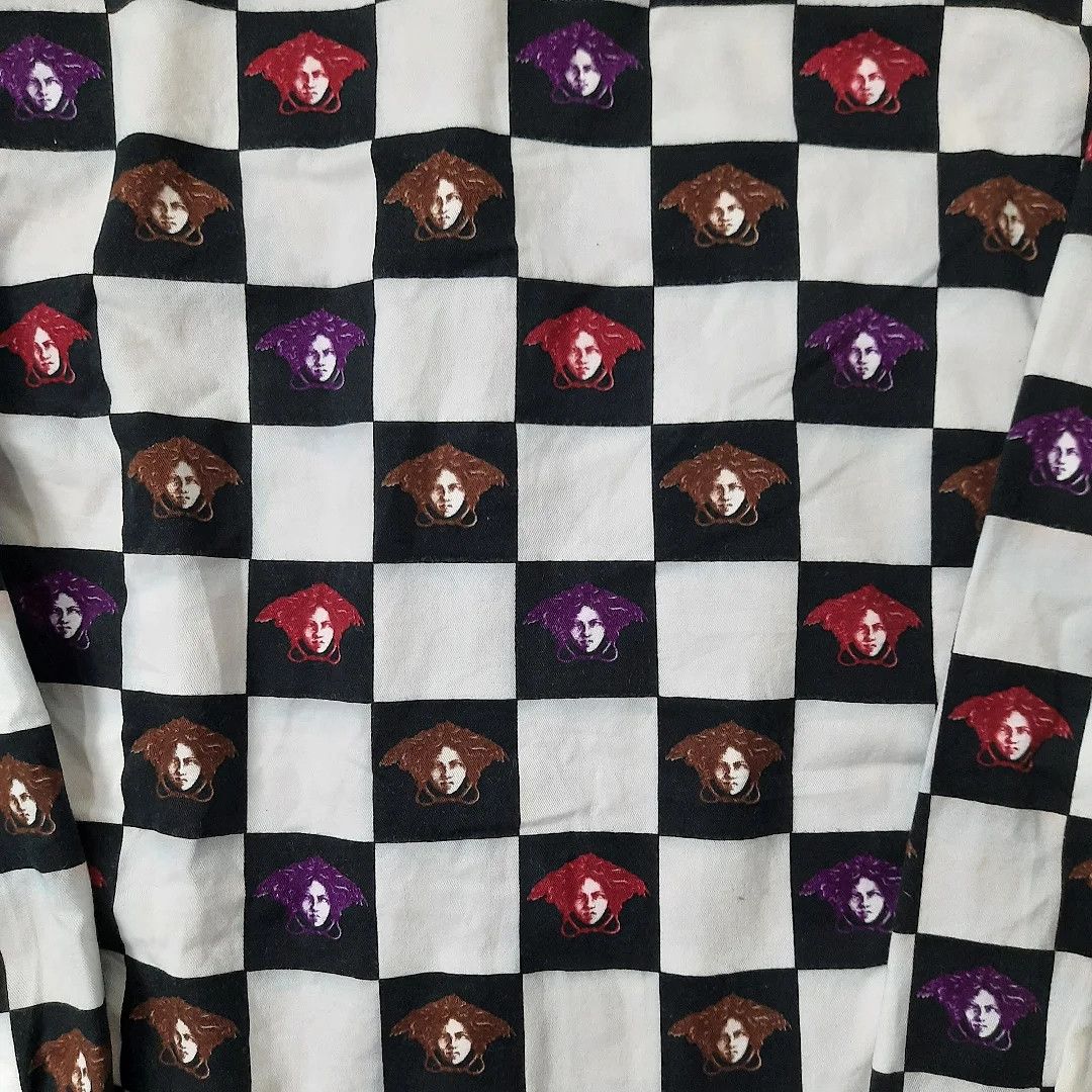 Versace × Versace Jeans Couture 90s Versace Jeans Couture Medusa Head Oversize Shirt Size US L / EU 52-54 / 3 - 5 Thumbnail
