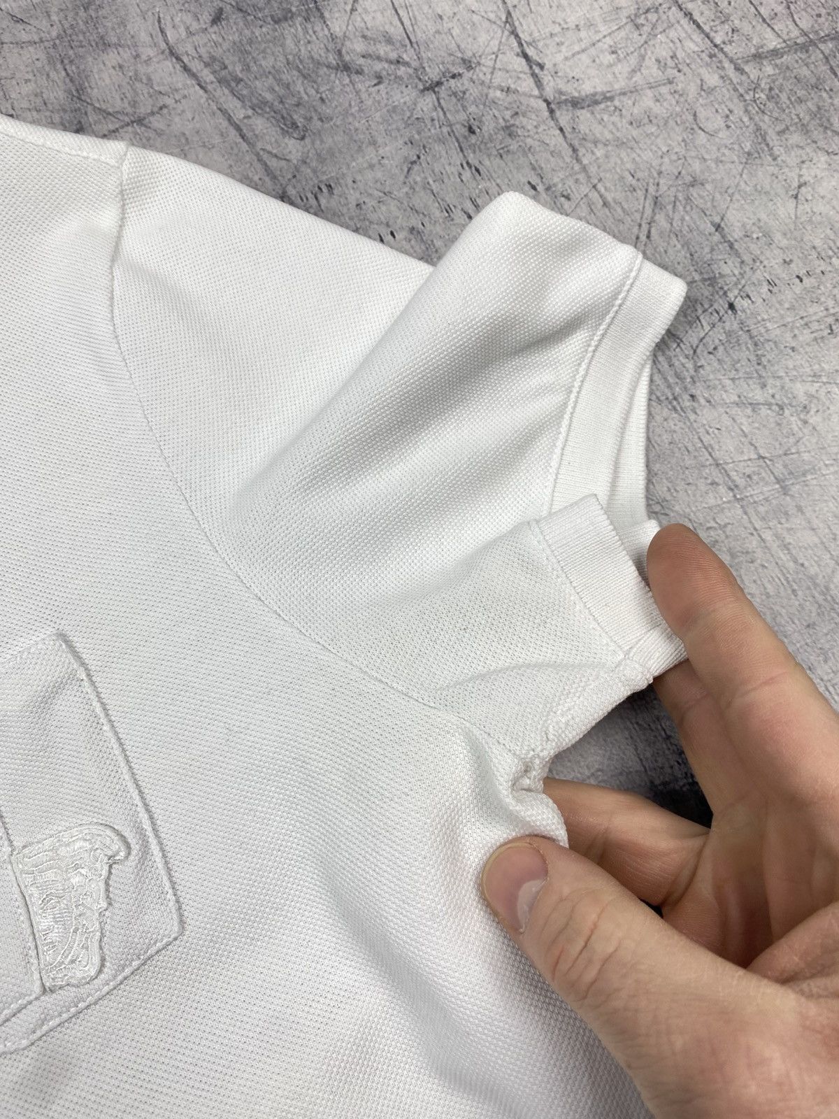 Versace Versace Collection Polo Shirt White Medusa Logo Embroidered Size US L / EU 52-54 / 3 - 10 Thumbnail