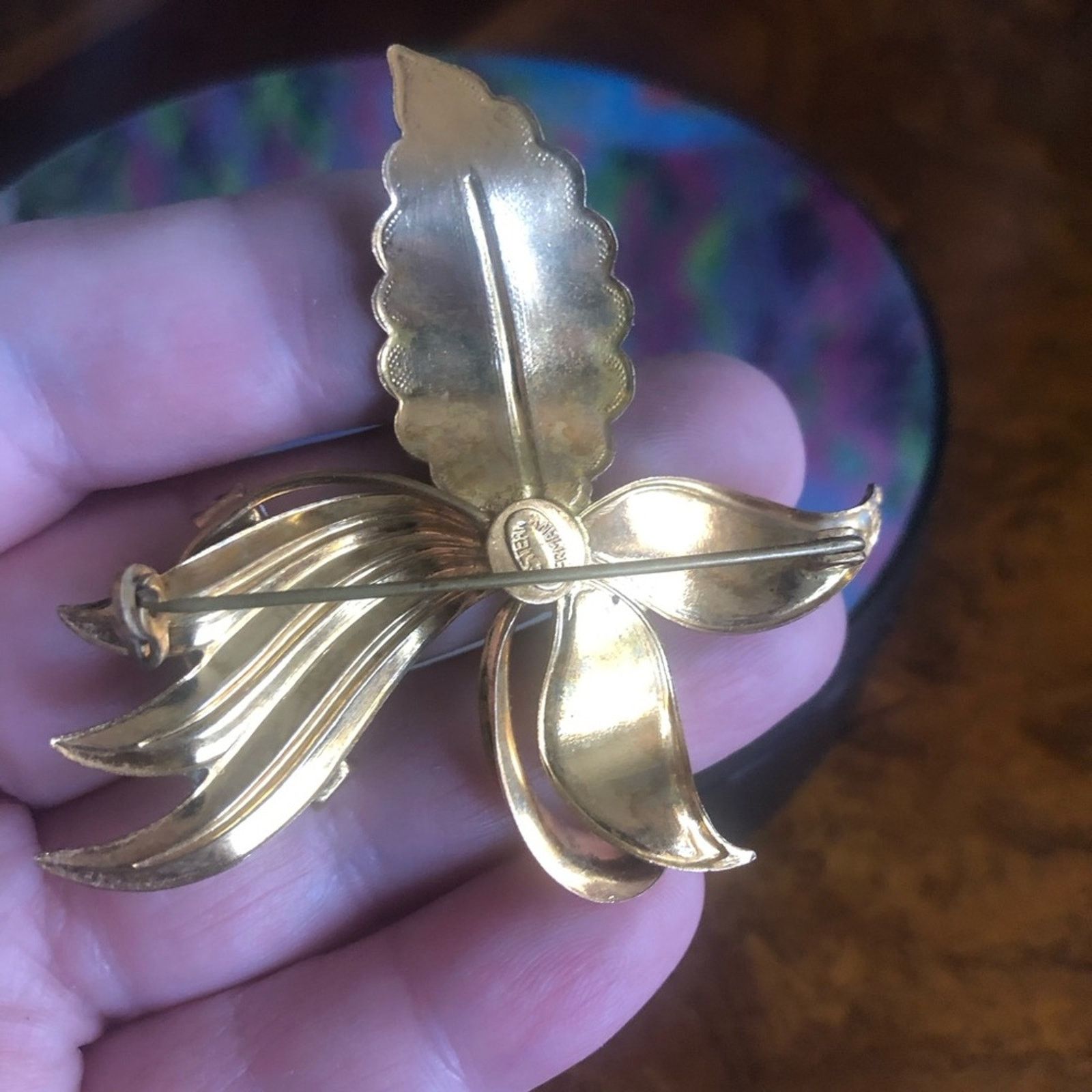Vintage Vintage signed western germany sugar botanical brooch pin Size ONE SIZE - 9 Thumbnail