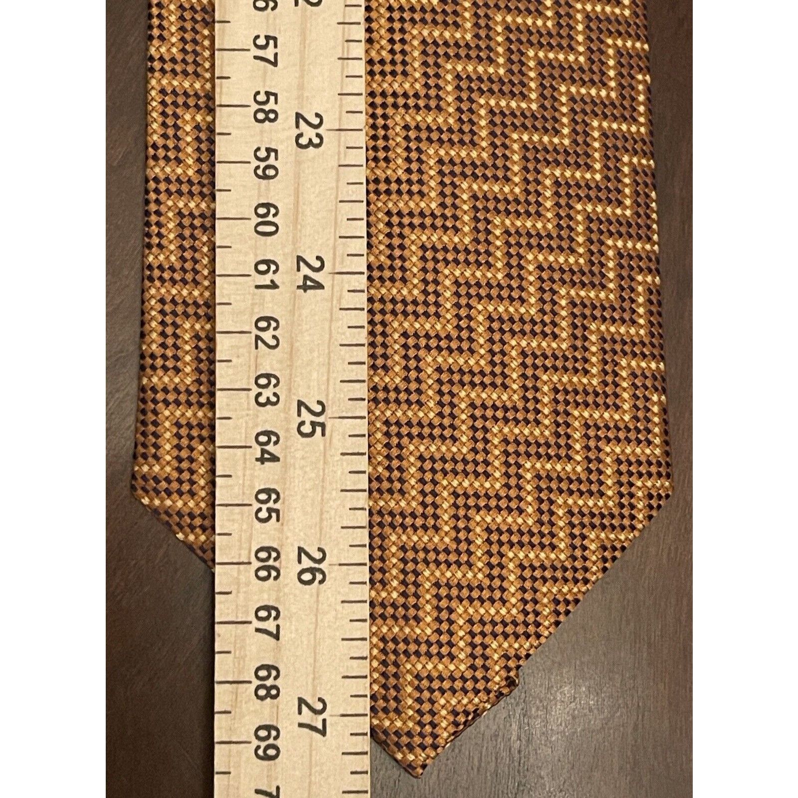Other Leehaus Orange Blue 100% Silk Men’s Neck Tie Made In Korea Size ONE SIZE - 5 Thumbnail