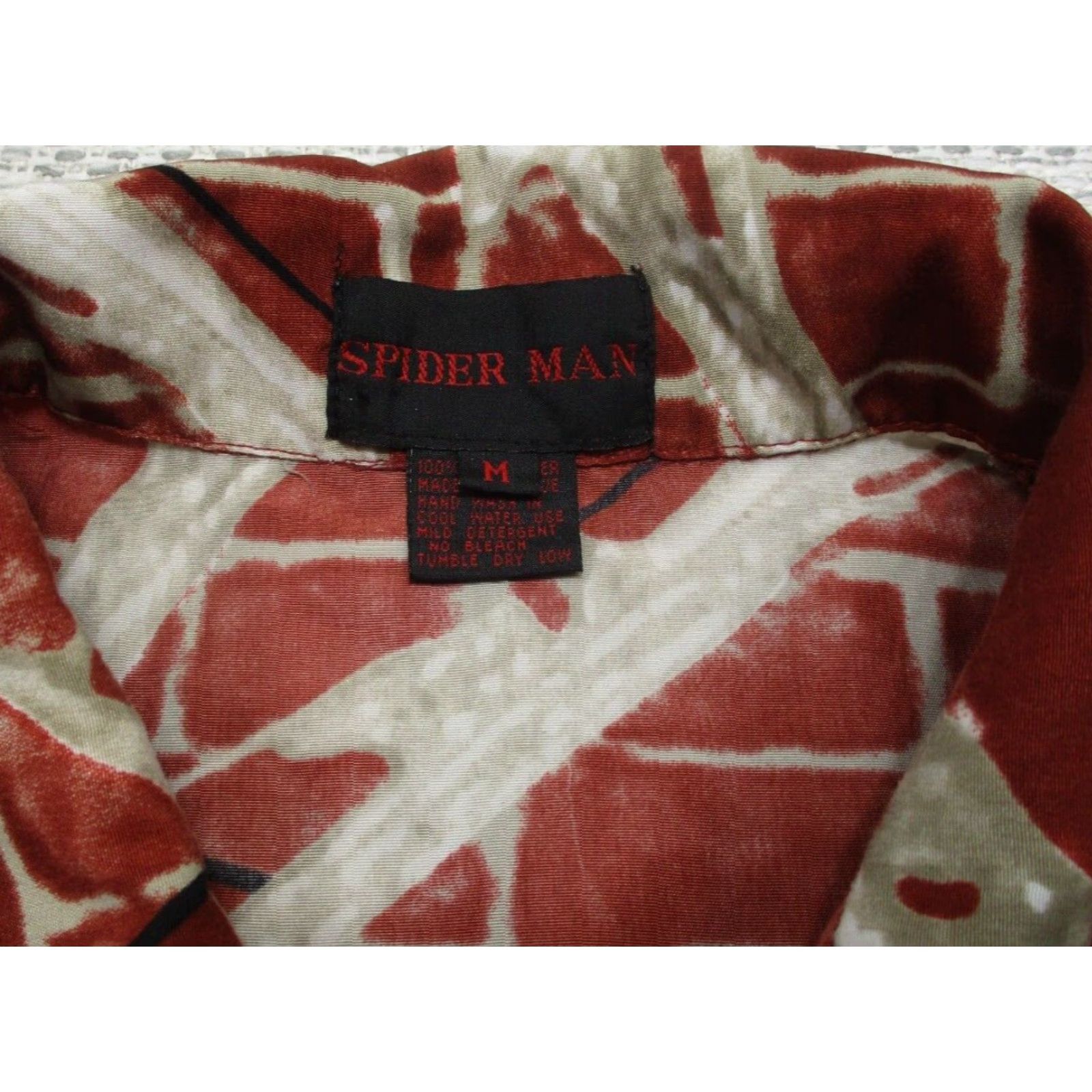 Vintage VINTAGE Spider Man Shirt Mens M Short Sleeve Button-Up Top All Over Pattern Comics AOP 90s Y2K Model Spider Man Theme Mens Size US M / EU 48-50 / 2 - 5 Thumbnail