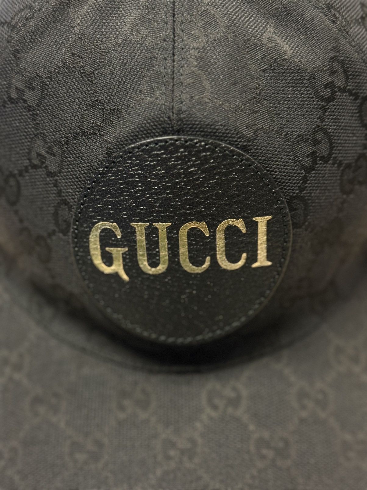 Gucci Gucci Black Logo Hat 100% Authentic Clean 🧼 Size ONE SIZE - 4 Thumbnail