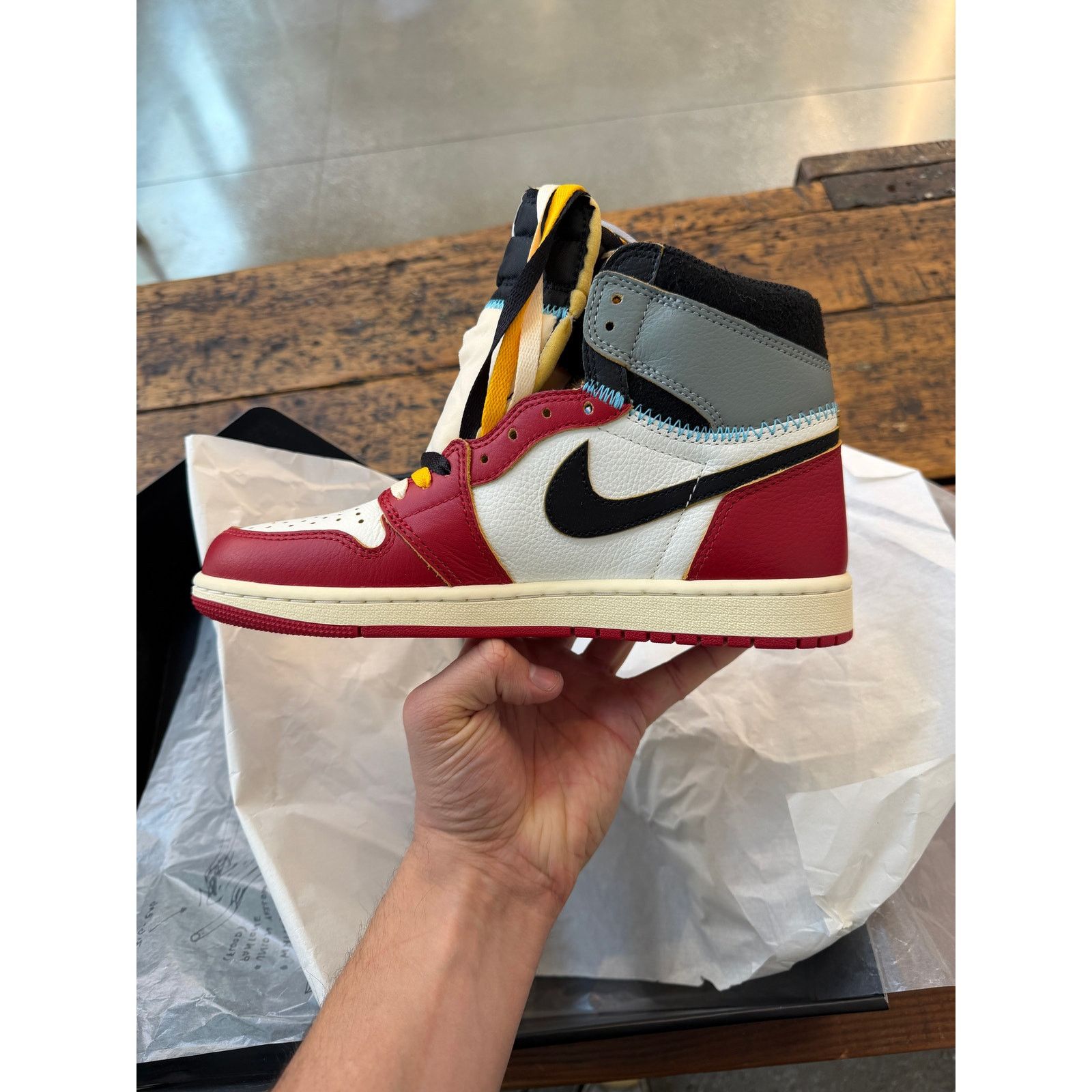 Jordan Brand × Union LA Union Jordan 1 Retro High OG SP Promo Sample Chicago Shadow Size US 8 / EU 41 - 5 Thumbnail