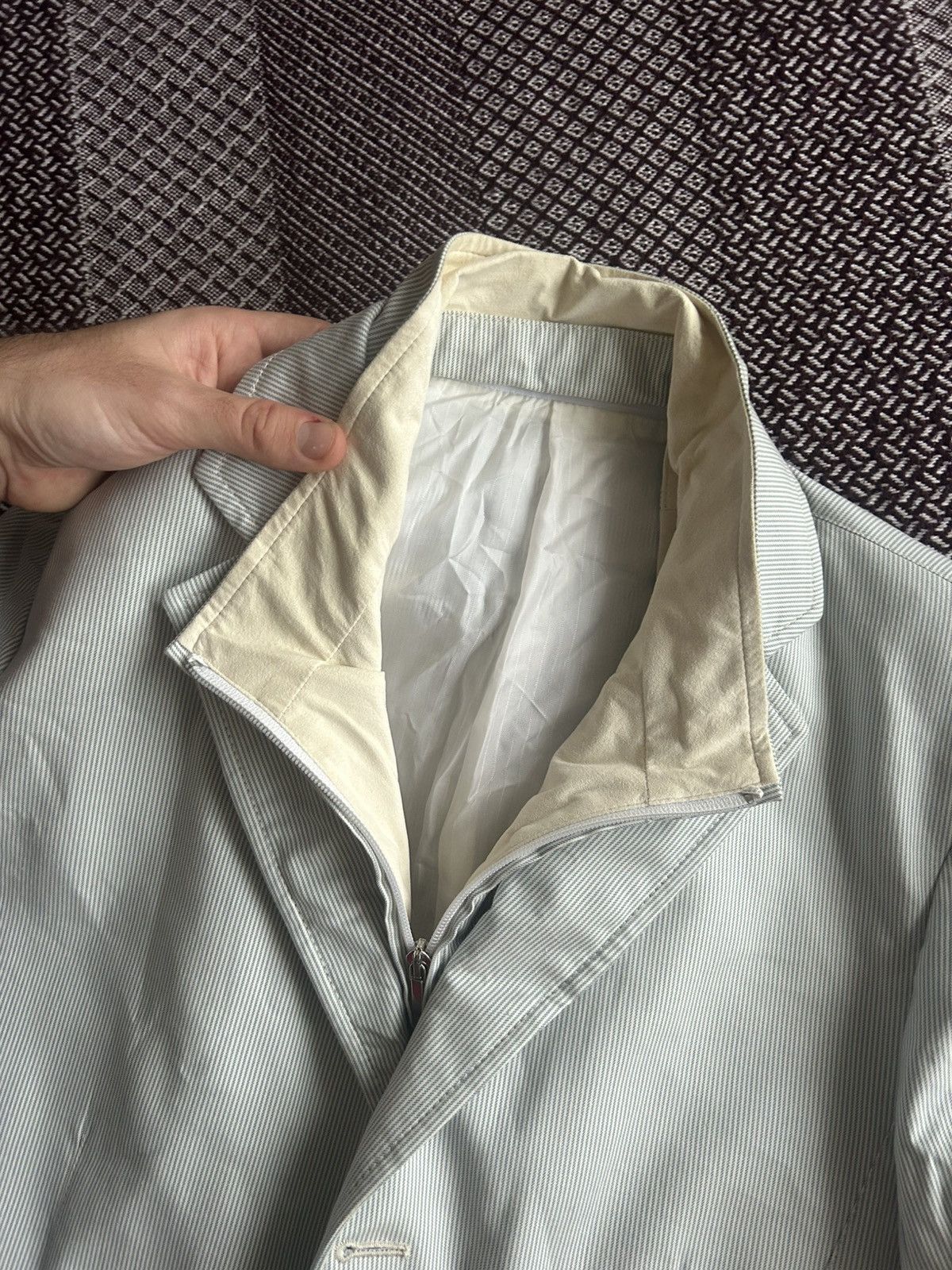 Pal Zileri Vintage Pal Zileri Concept Striped Suit Jacket Size 42R Size 42R - 10 Thumbnail