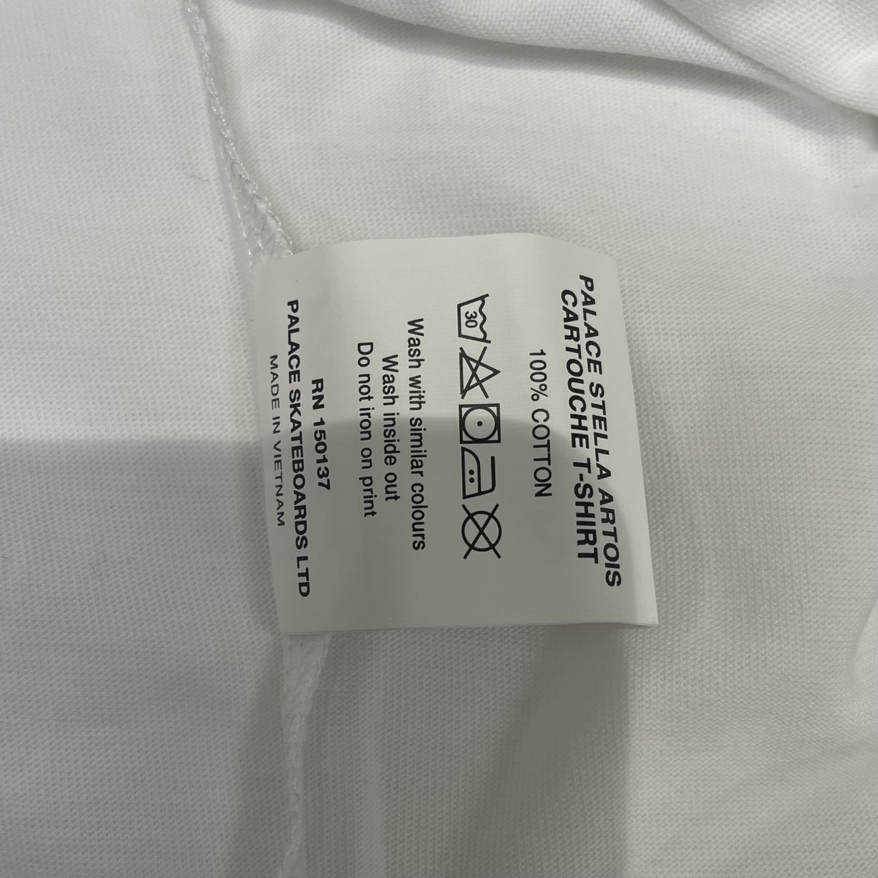 Palace Palace Stella Artois Cartouche Tee White Size US S / EU 44-46 / 1 - 5 Thumbnail