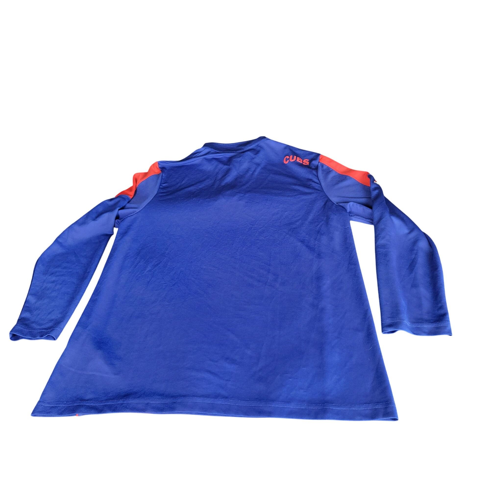 Majestic Chicago Cubs Majestic Pullover Shirt Men Sz XXL Coolbase Blu Size US XXL / EU 58 / 5 - 6 Thumbnail