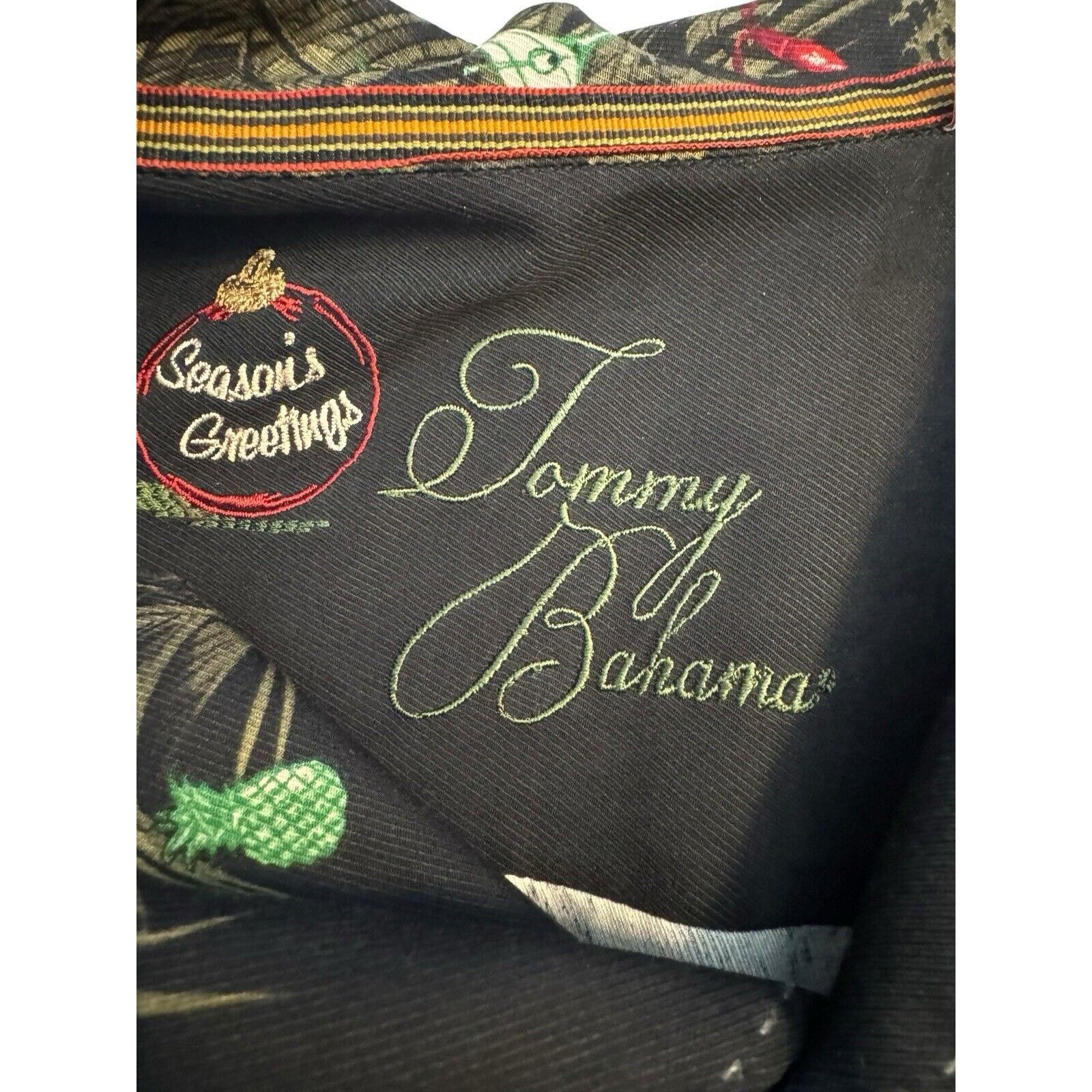 Tommy Bahama Tommy Bahama Silk Wool Christmas Holiday Camp Shirt Size US XXL / EU 58 / 5 - 9 Thumbnail