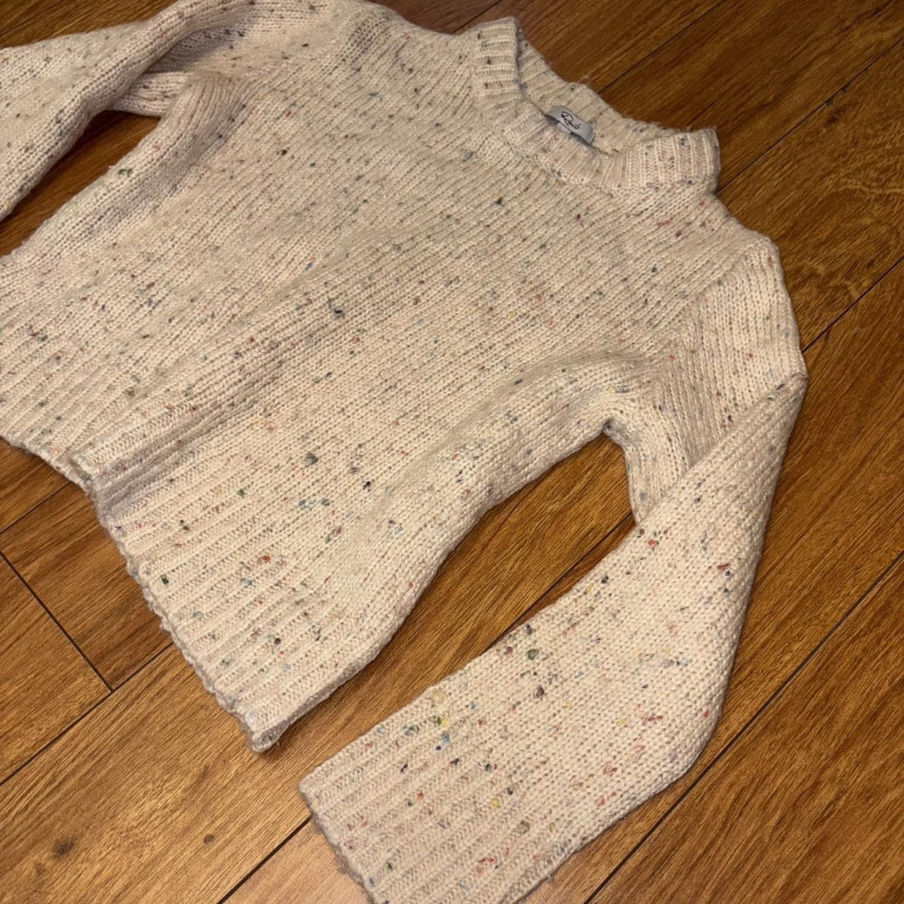 Rails Rails Cream Delia Confetti Wool Blend Knit Sweater Size XS / US 0-2 / IT 36-38 - 2 Thumbnail