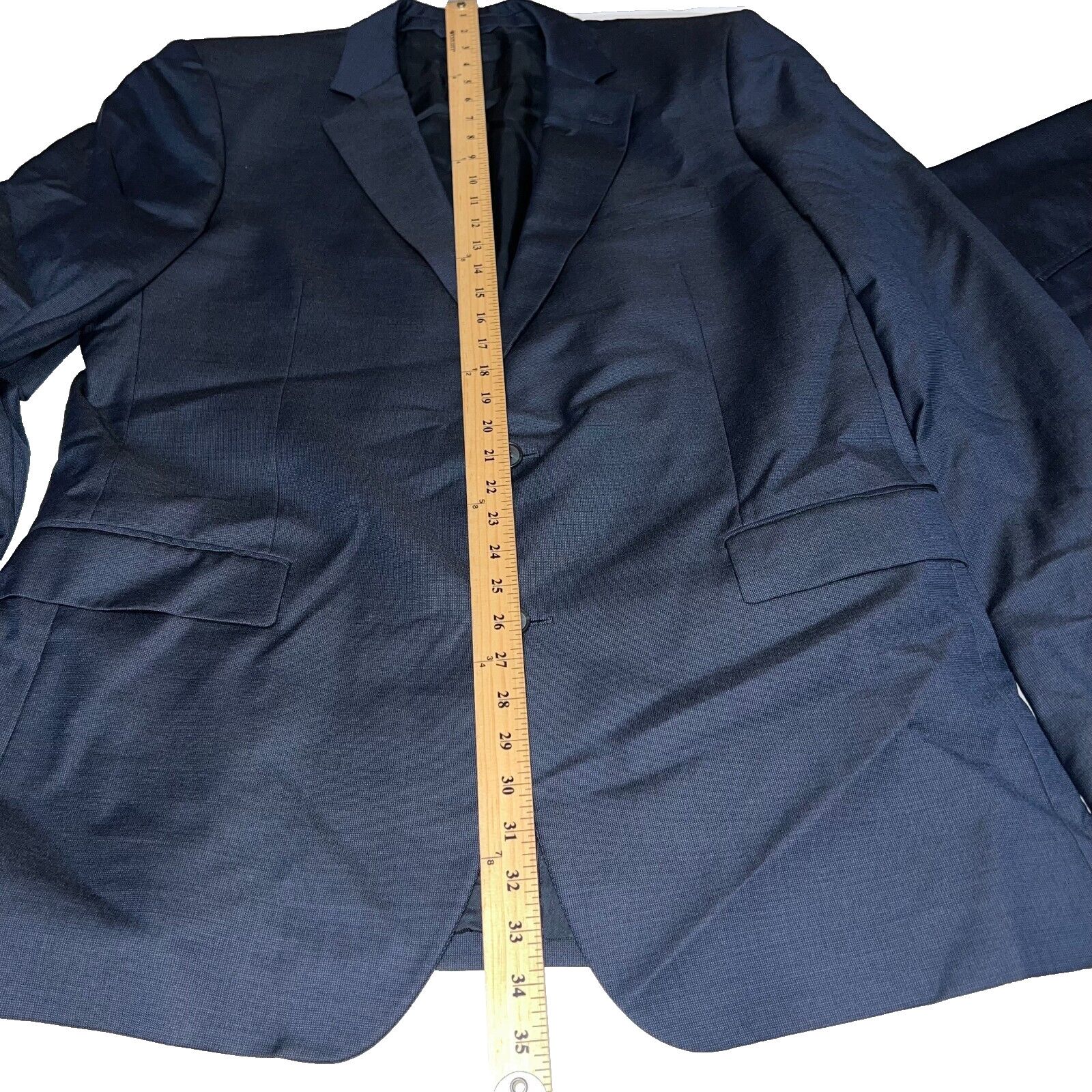 Brooks Brothers Brooks Brothers 1818 Madison 2B Suit Wool Vitale 46XL W40 Size 46R - 8 Thumbnail