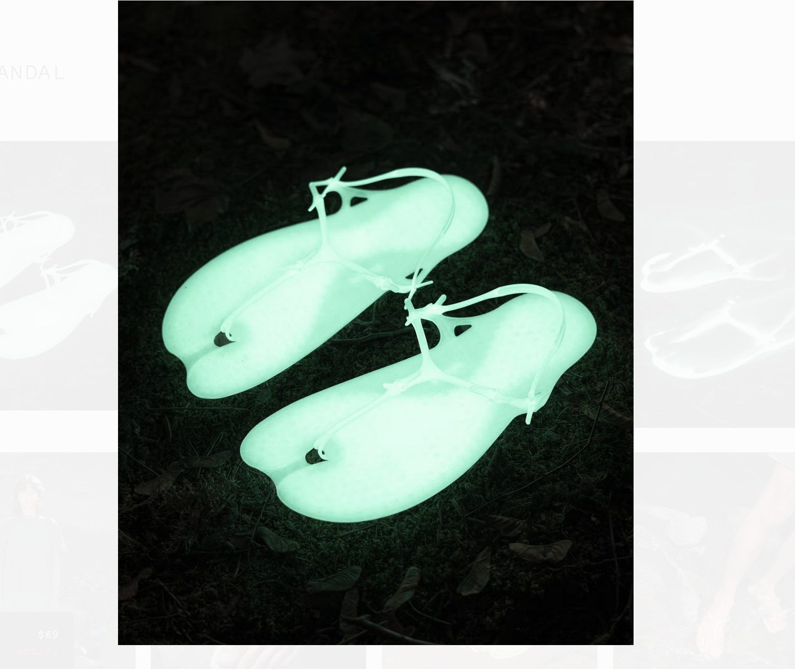 GNUHR FOOTPRINT CAMP SANDAL