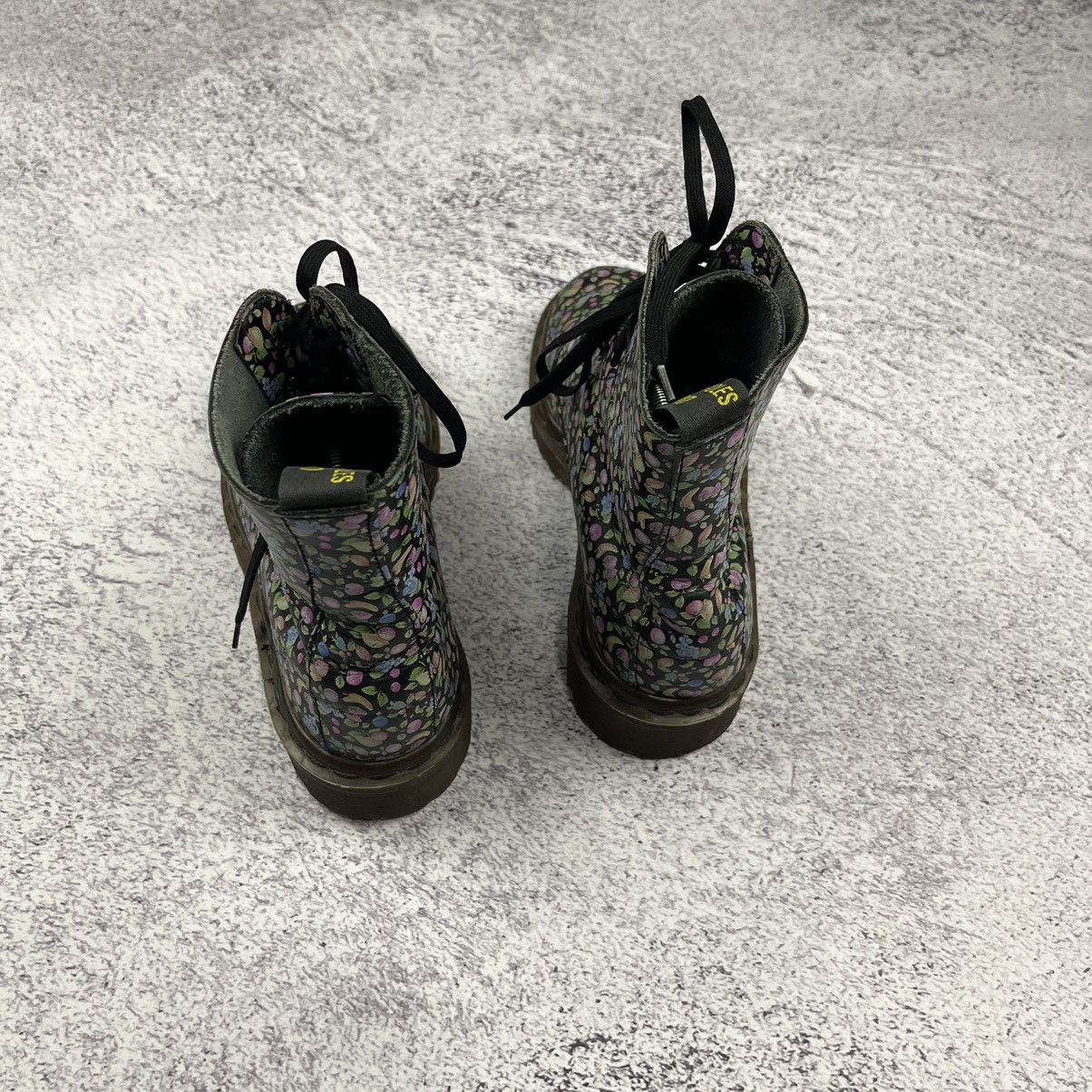 Dr. Martens × Vintage Dr Martens Black Leather Fruits Print Boots Made in England Size US 5 / IT 35 - 5 Thumbnail